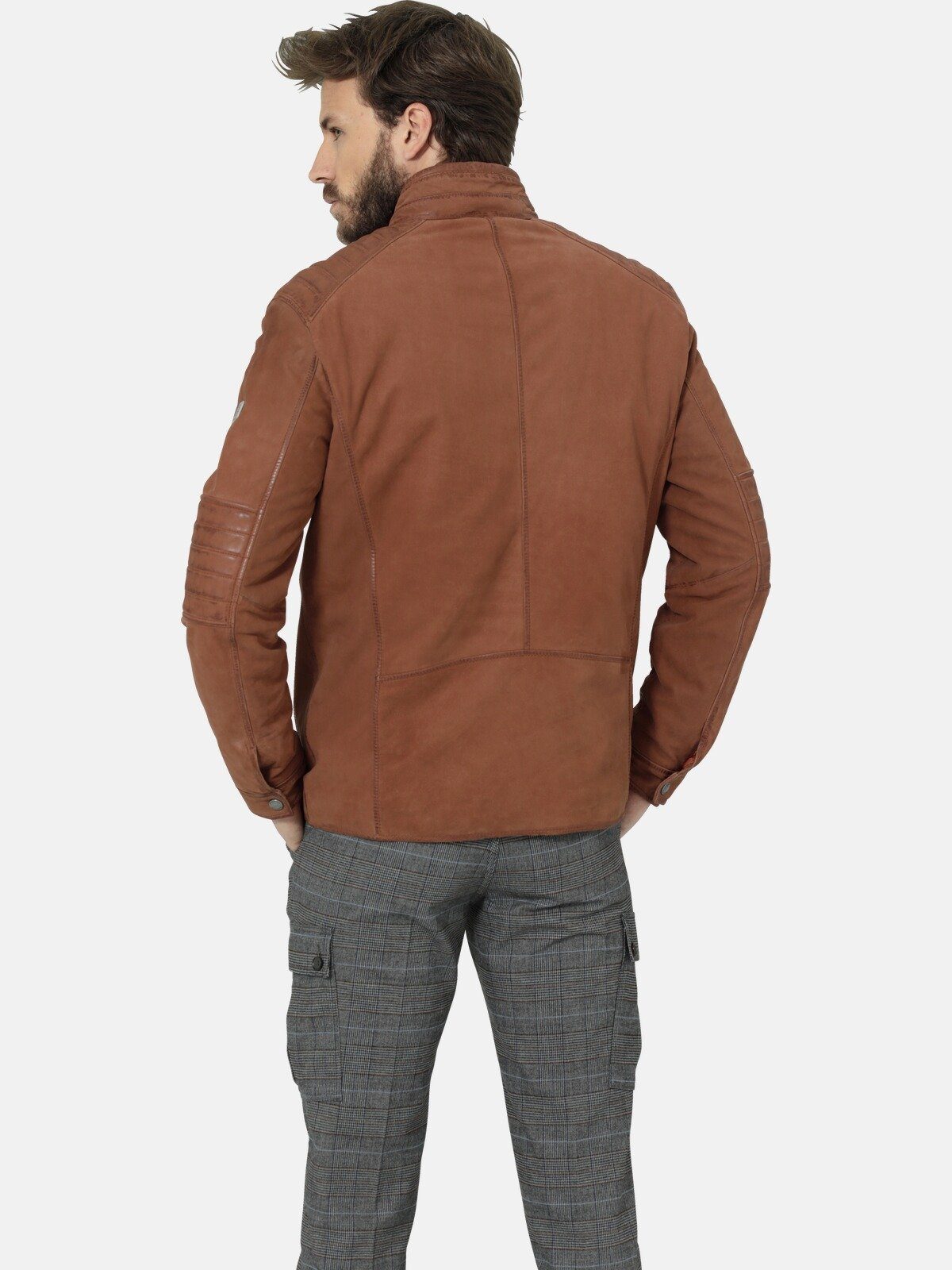 Babista Lederjacke SORENTELLO mit Ziernähten günstig online kaufen