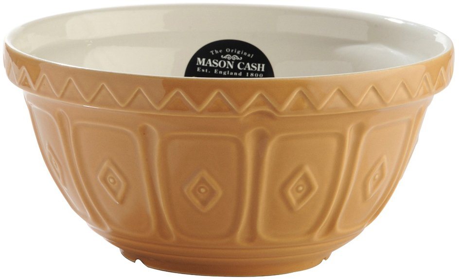 Mason Cash Rührschüssel Cane, Steingut, Perfekte Allrounder für Brot,  Gebäck, Keks- oder Kuchenmischungen