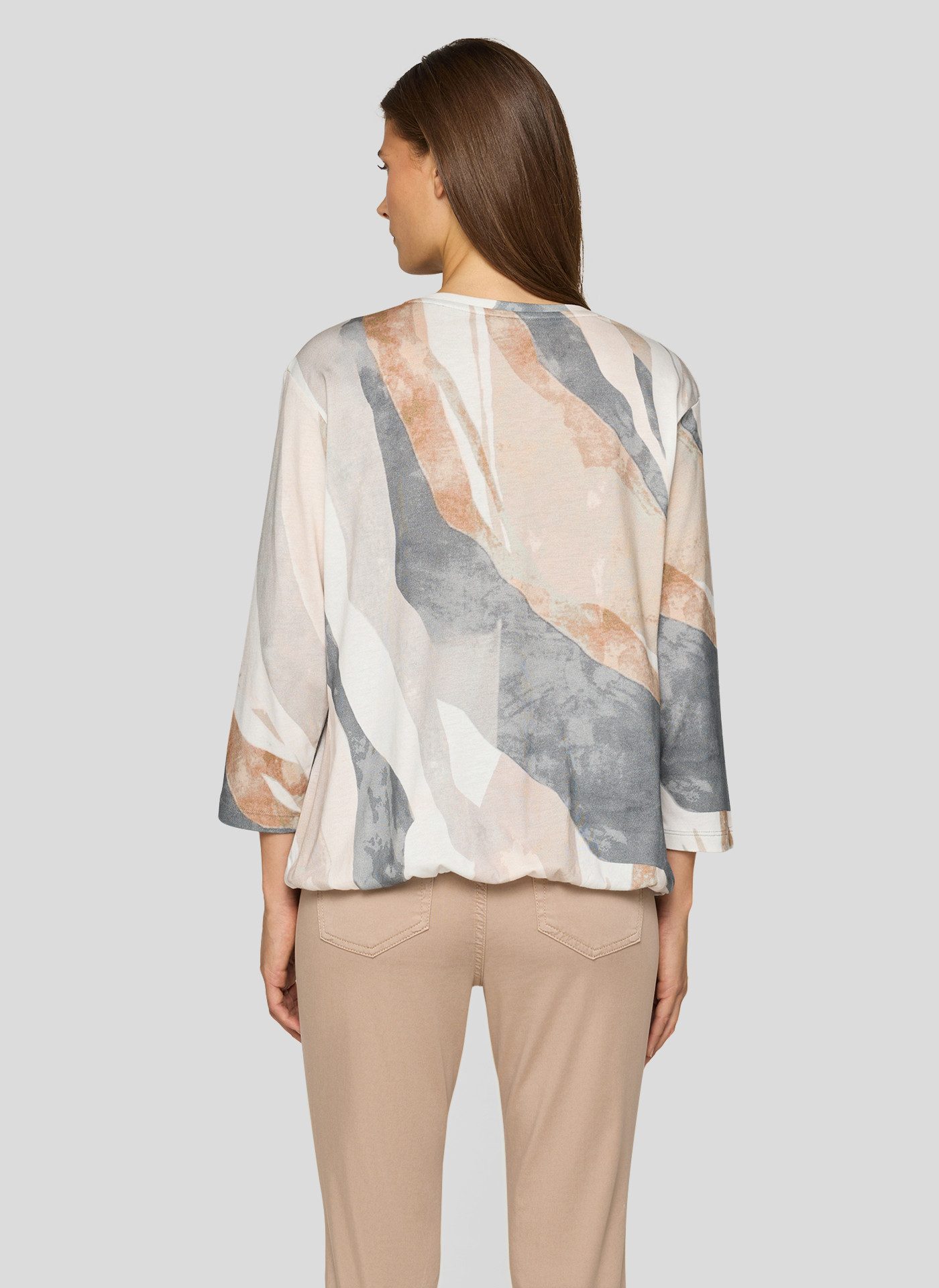 Rabe 3/4-Arm-Shirt mit All-Over Print günstig online kaufen