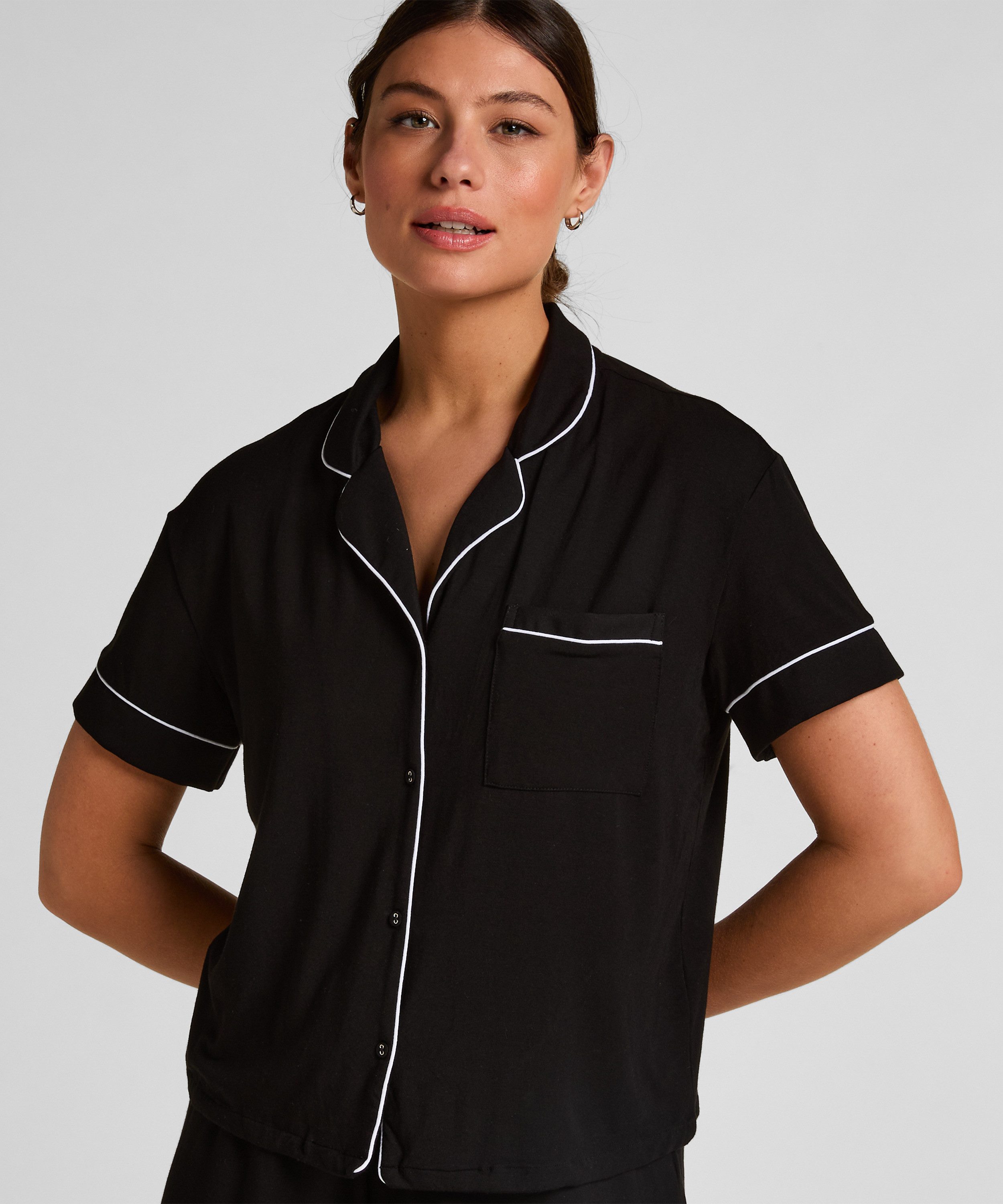 Hunkemöller Pyjama Essential Jersey Short-Sleeved Jacket
