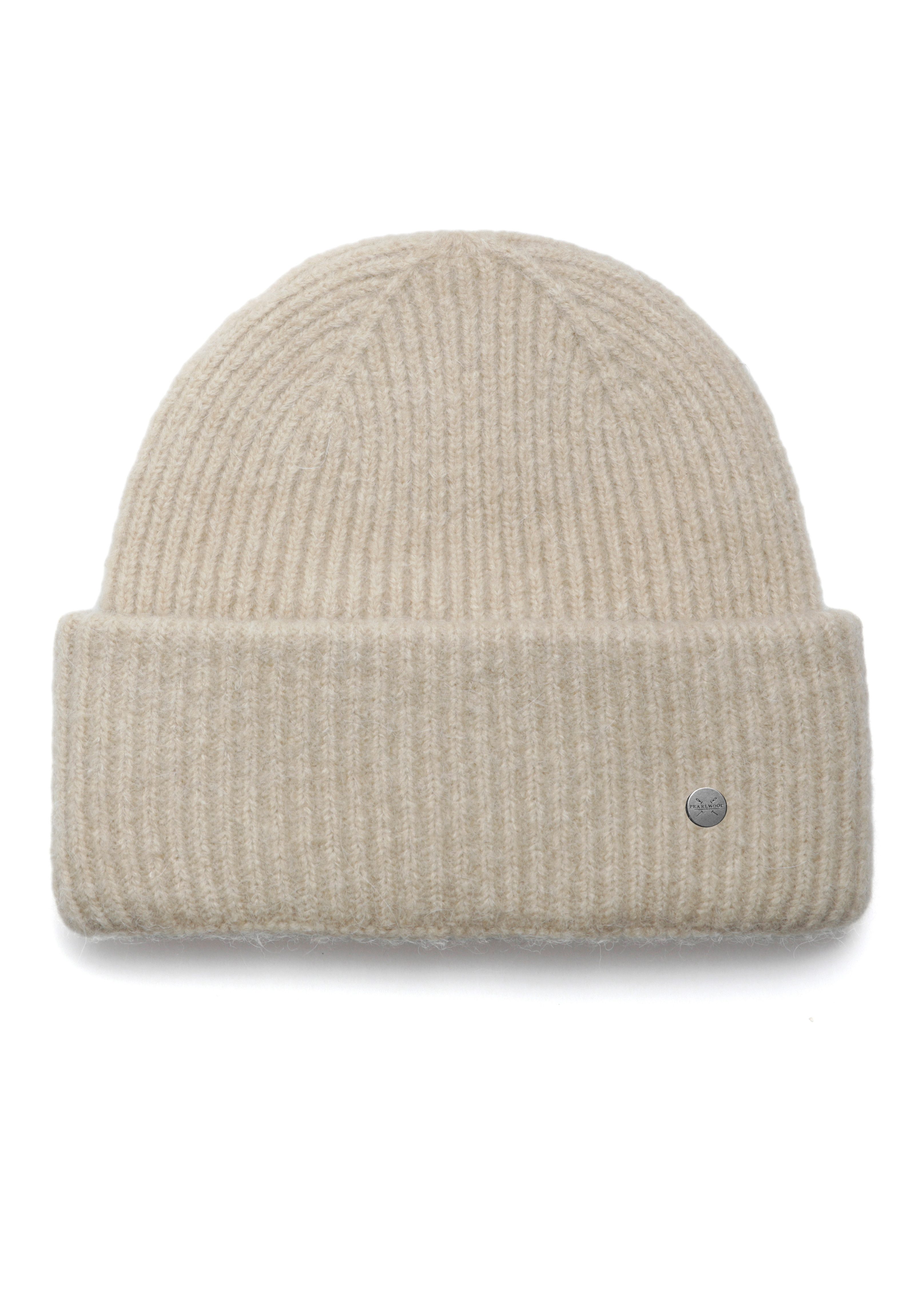 PEARLWOOD Strickmütze ZOE Feinripp, wärmend, breiter Umschlag günstig online kaufen