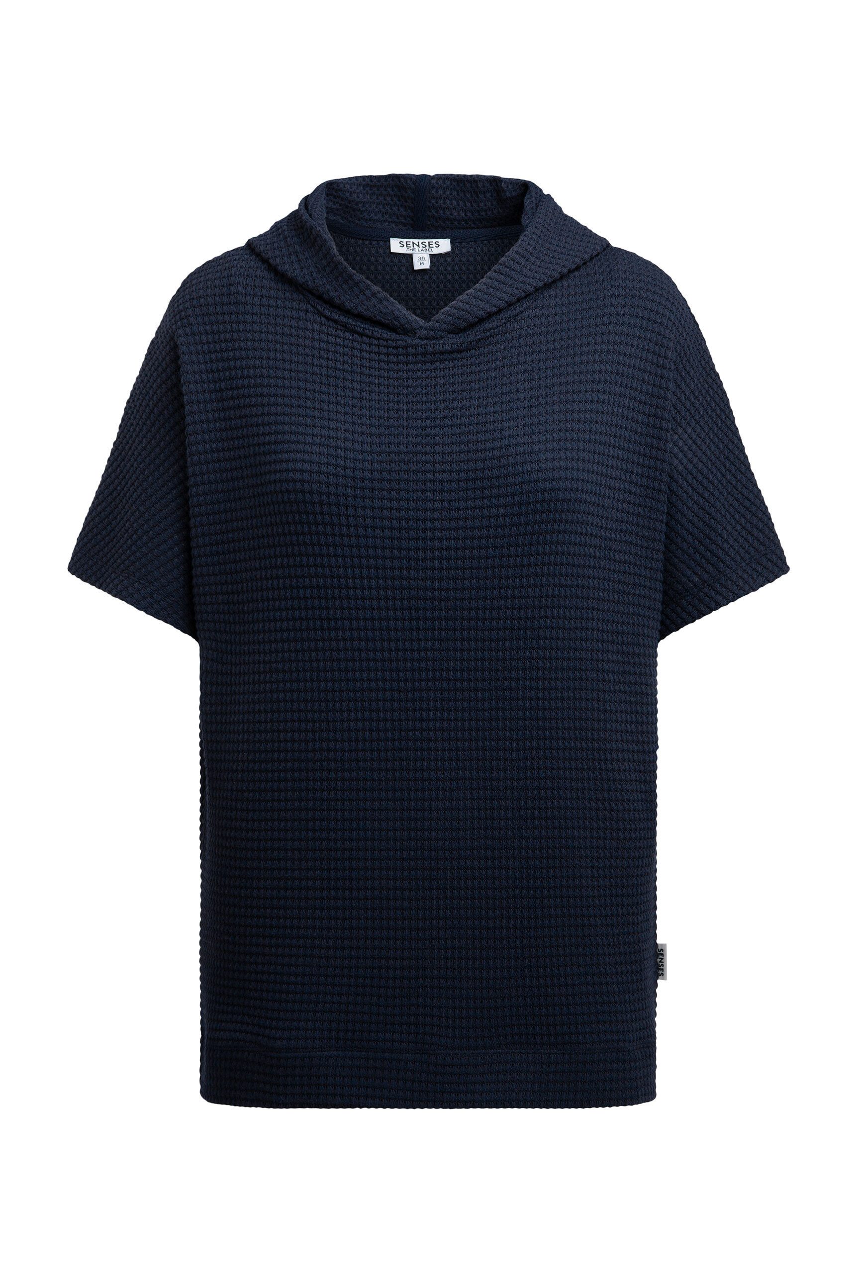 SENSES.THE LABEL Kapuzenpullover mit überschnittenen Schultern