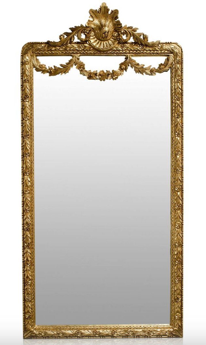 Casa Padrino Barockspiegel Barock Spiegel Gold 120 x H. 242 cm - Barock Wandspiegel