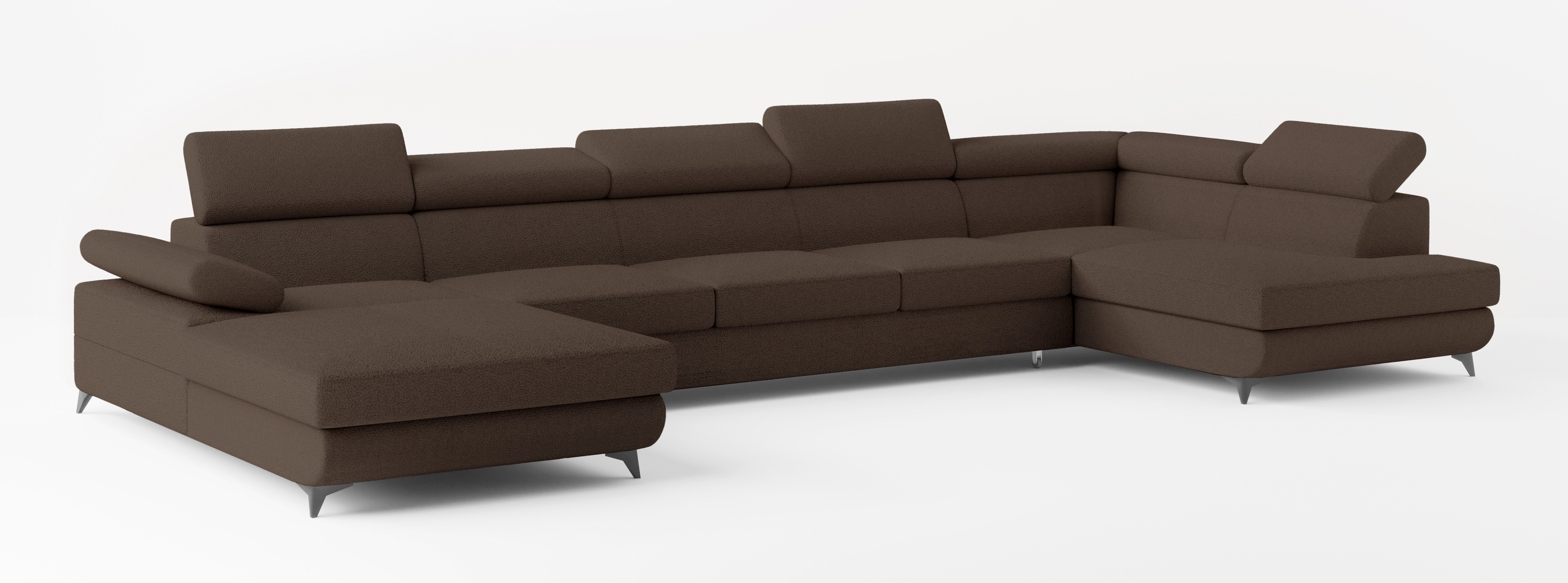 Masseno Ecksofa MONTIVA mit Schlaffunktion U-Form, günstig online kaufen