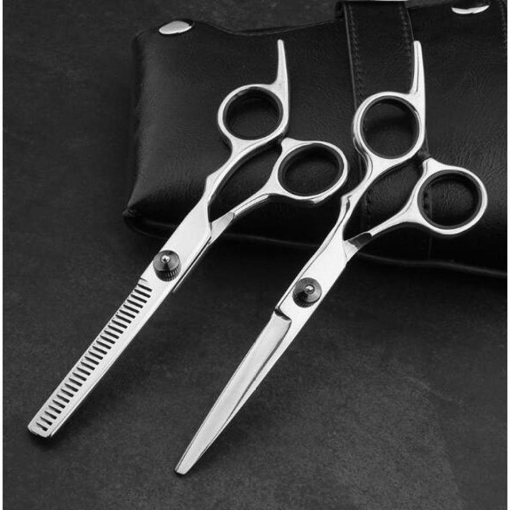 GelldG Haarschere Kit Set Edelstahl Stück Haarschneideschere 12 Haarschere