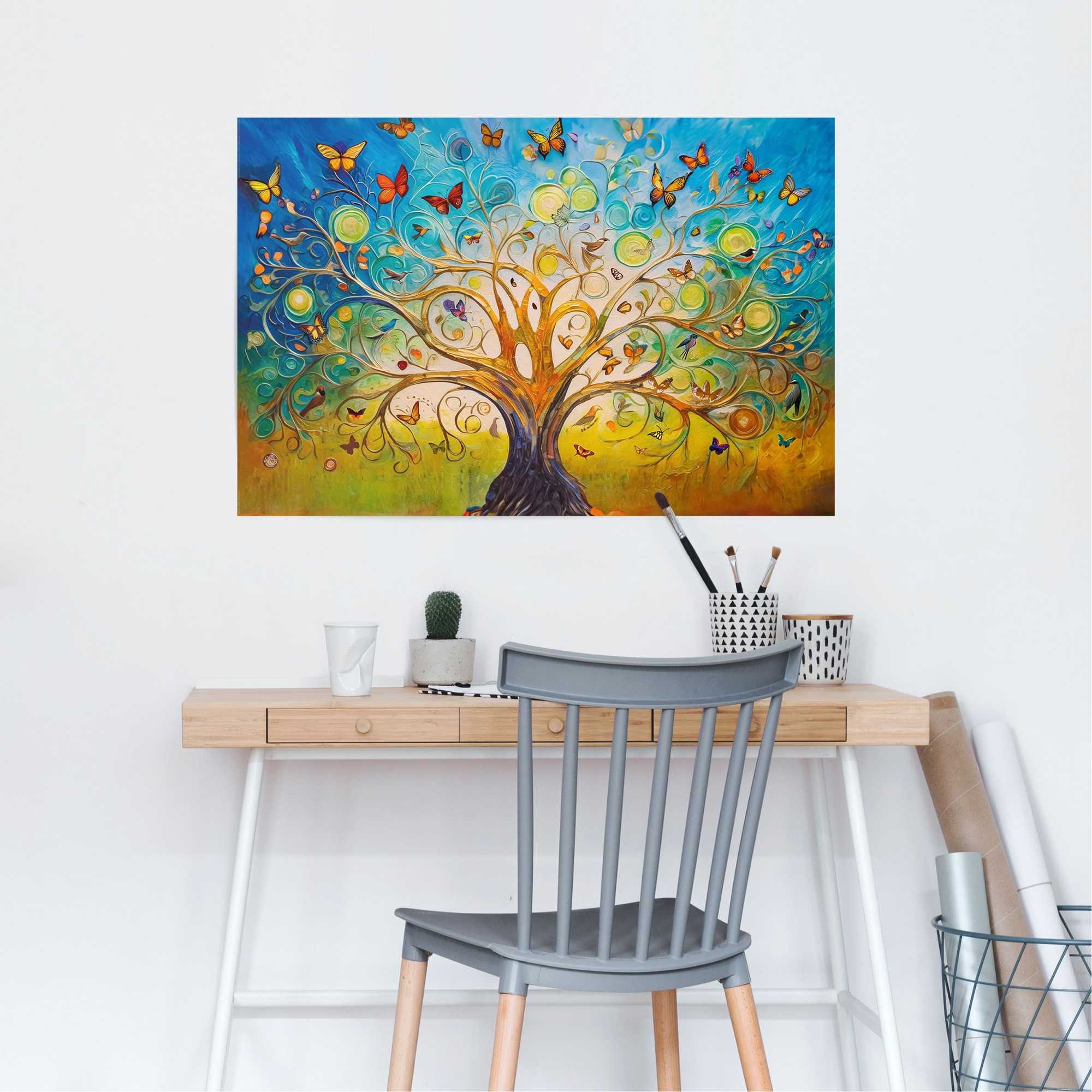 Reinders! Poster Colourful Tree of Life günstig online kaufen