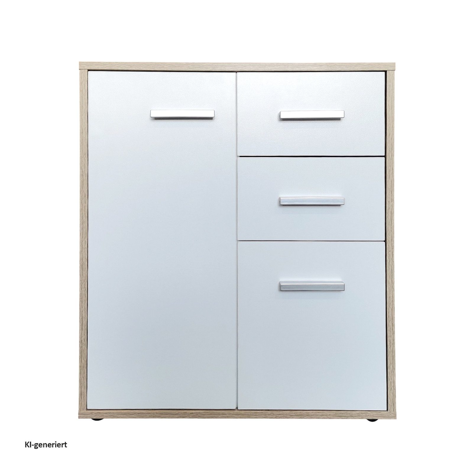 HTI-Line Kommode Kommode Nina mit zwei Schubladen (Stück, 1 St., 1 Kommode), Anrichte Sideboard Schrank
