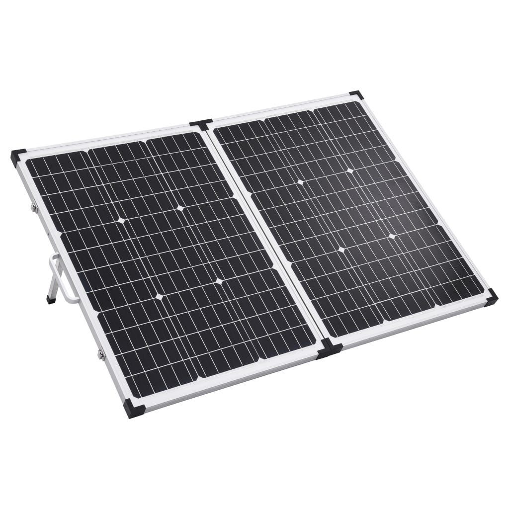 12V in Solarmodul Solarmodul Koffer-Design W 120 Klappbar vidaXL