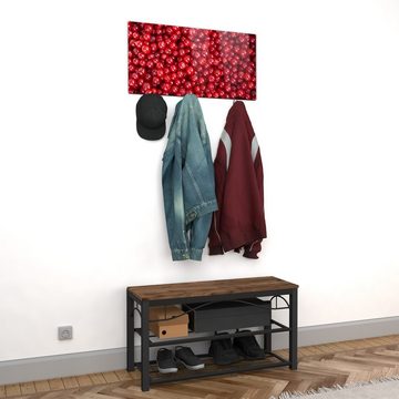 Primedeco Garderobenpaneel Magnetwand und Memoboard aus Glas Frische Johannisbeeren