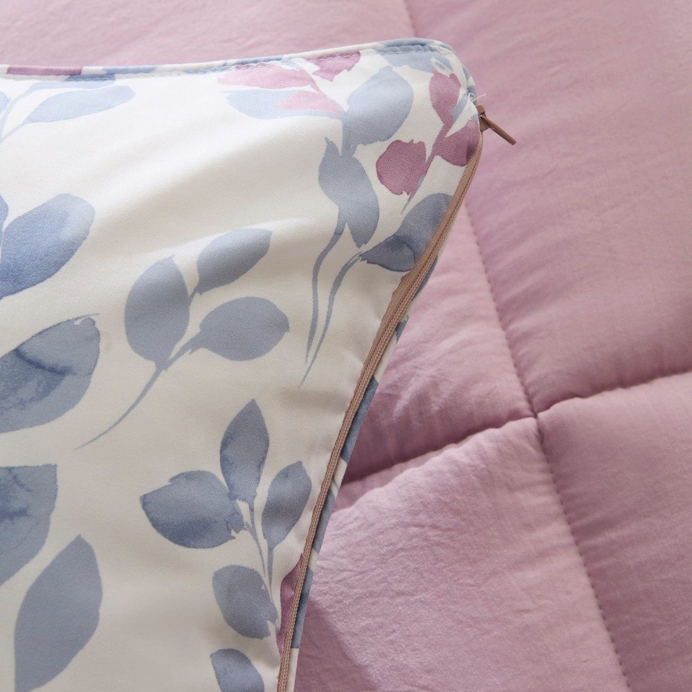 Karaca Bettwäsche Karaca Leaf Bettdecke 155x220 cm + Kissenbezug 50x70 Set, günstig online kaufen