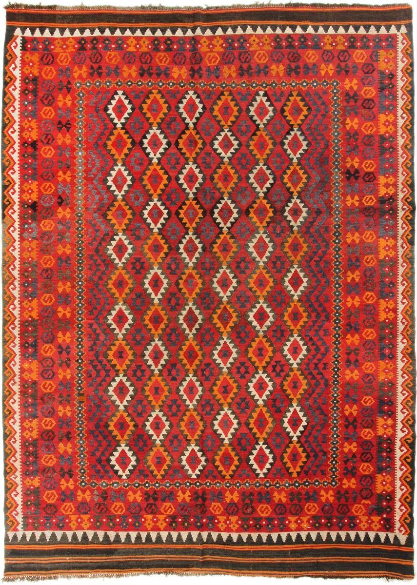 Orientteppich Kelim Afghan Antik 217x294 Handgewebter Orientteppich, Nain Trading, rechteckig, Höhe: 3 mm