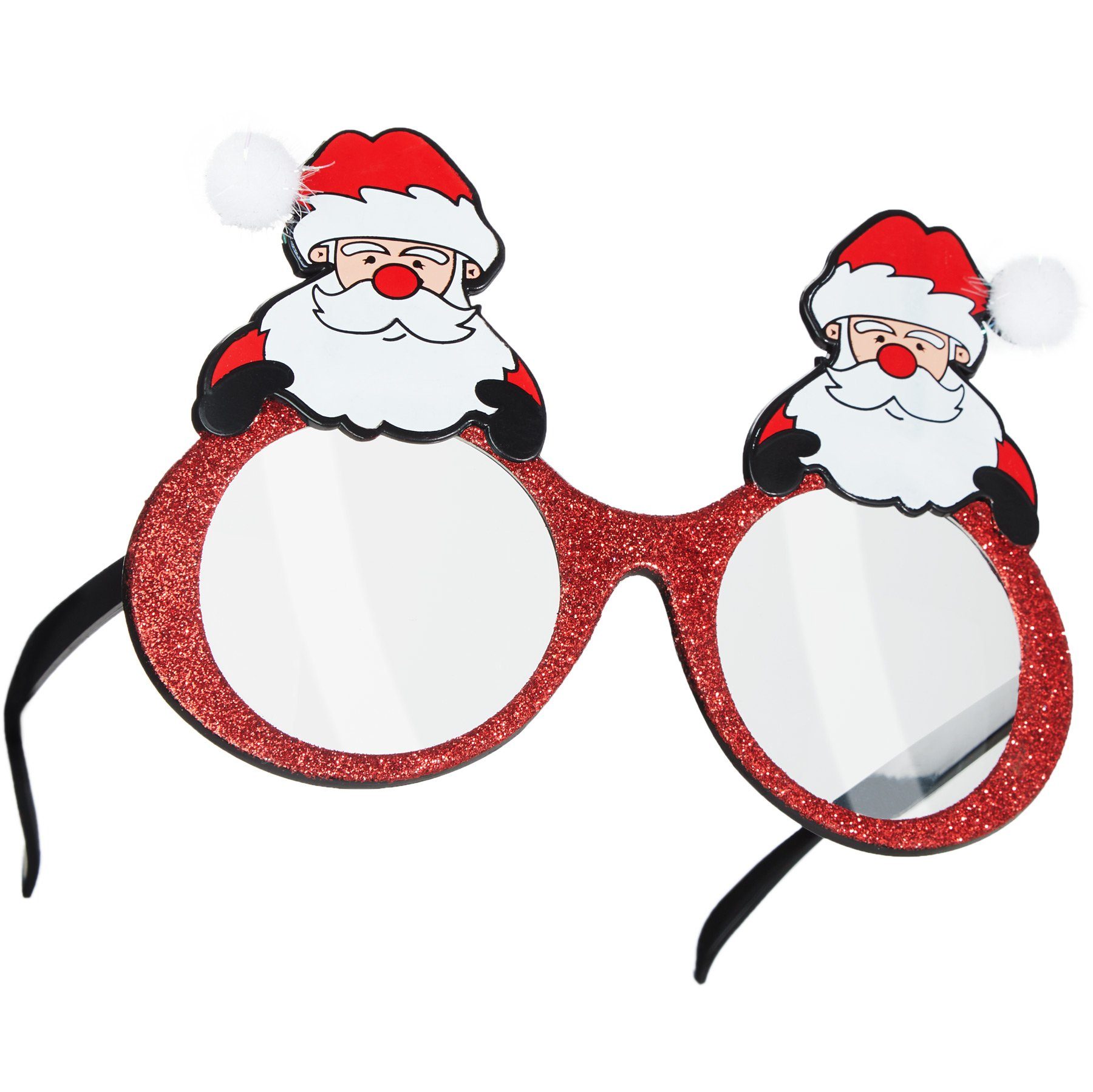dressforfun Kostüm Spaßbrille Weihnachtsmänner, Spaßbrille mit dem Motto Weihnachten