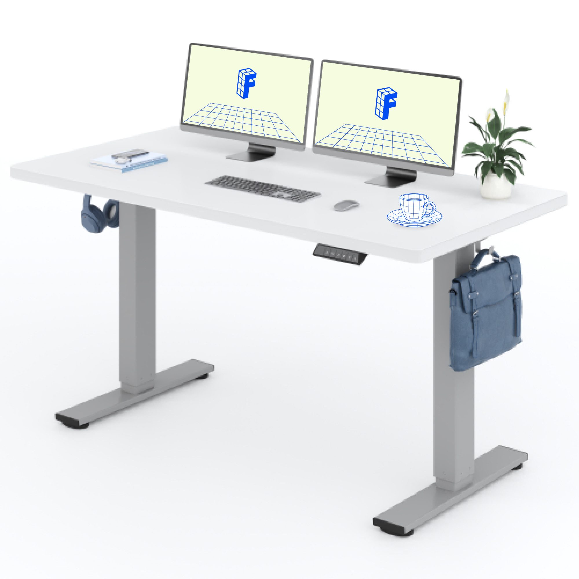 FLEXISPOT Schreibtisch Basic-Series Elektrisch höhenverstellbarer Schreibti günstig online kaufen