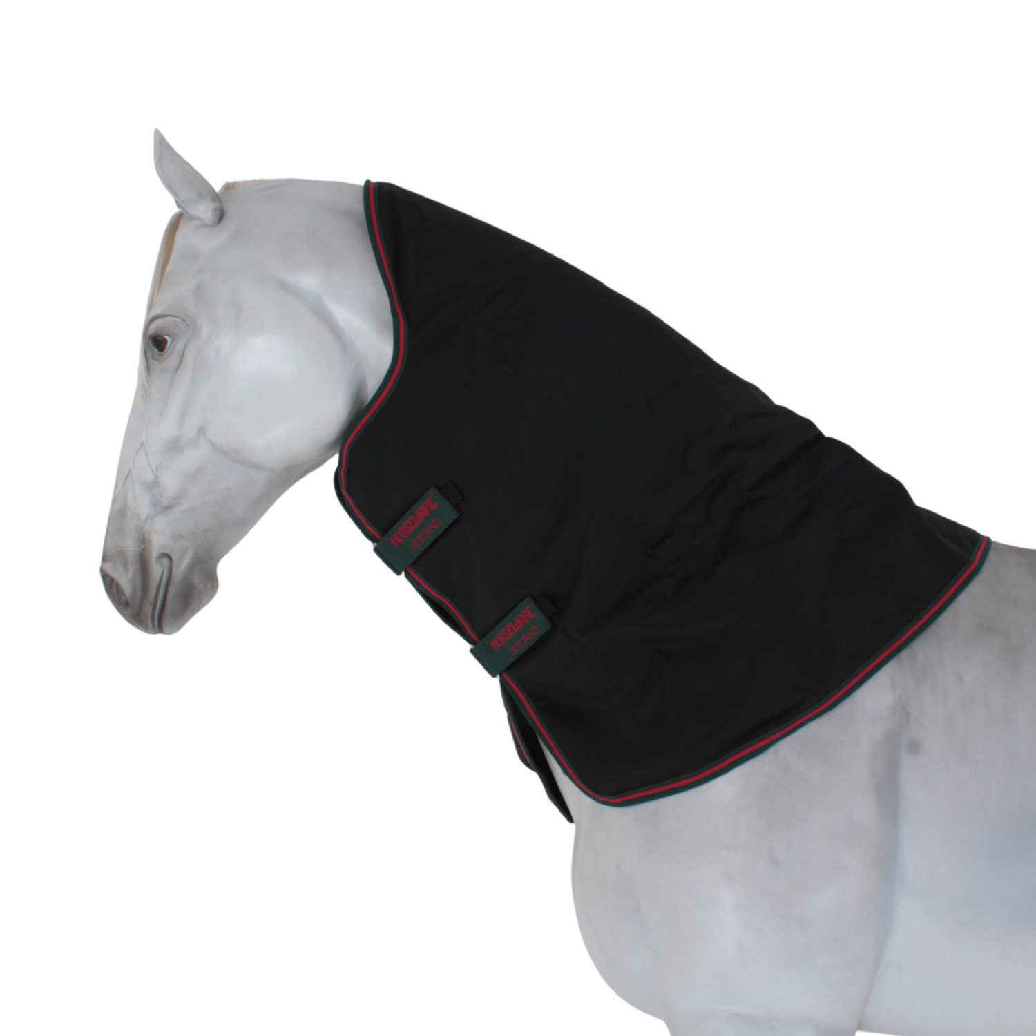 Horseware Pferde-Übergangsdecke Horseware Rambo Original Hood 150g - Black/Green