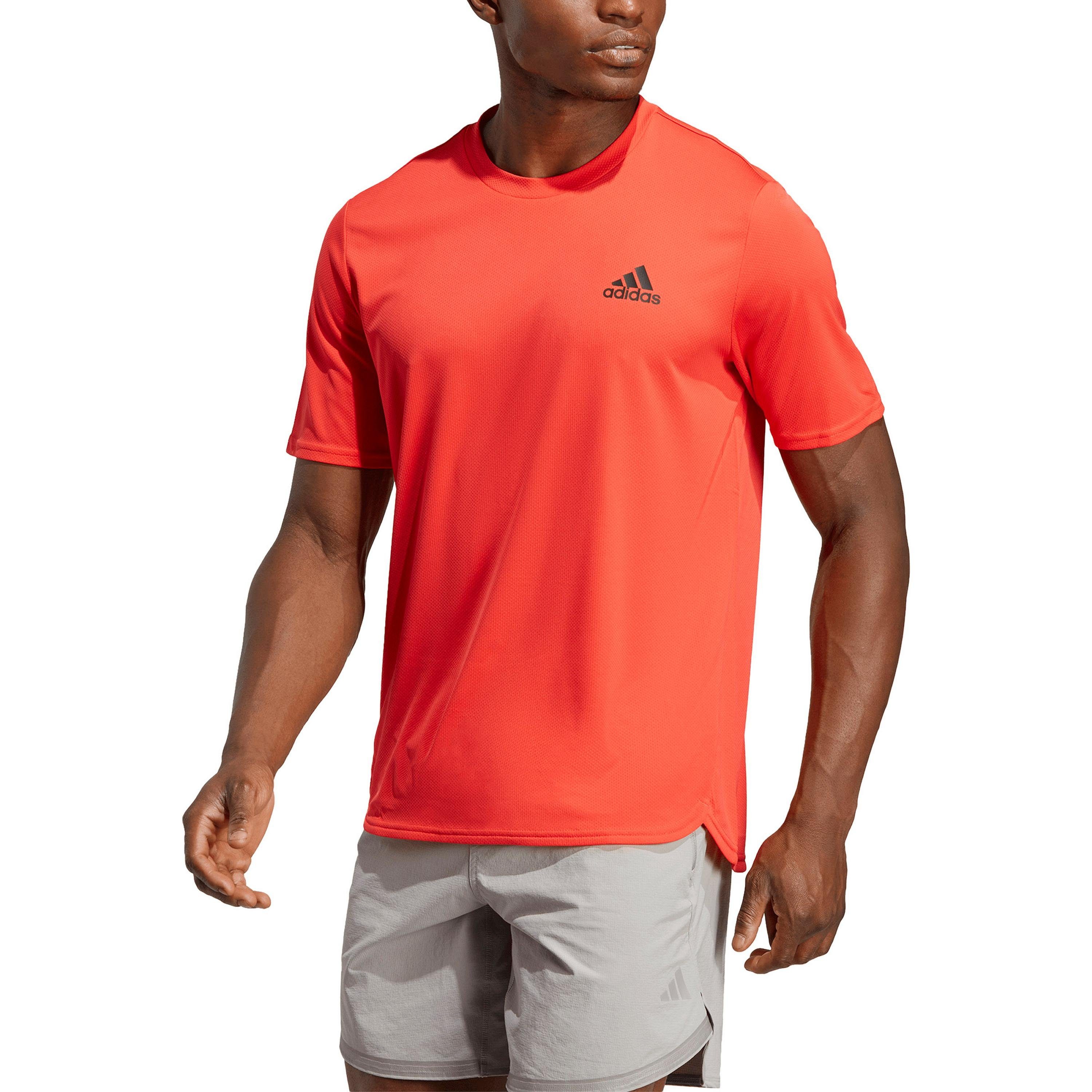 red-black Performance DESIGNED Funktionsshirt FOR adidas AEROREADY MOVEMENT bright
