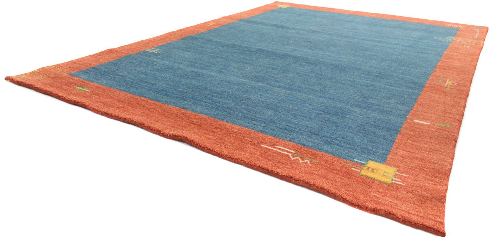 Orientteppich Gabbeh Teppich 100% Wolle Grün Handgewebt Loom G-140 