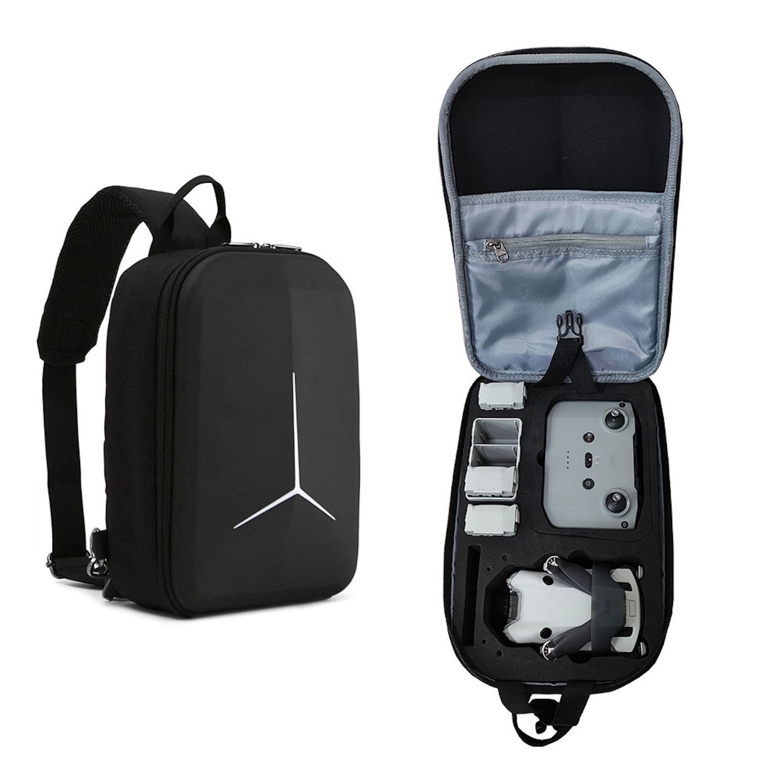 Für DJI Mini 4 Pro Brusttasche Hybrid Rucksack & Aufbewahrungsbox Bag Zubehör Drohne
