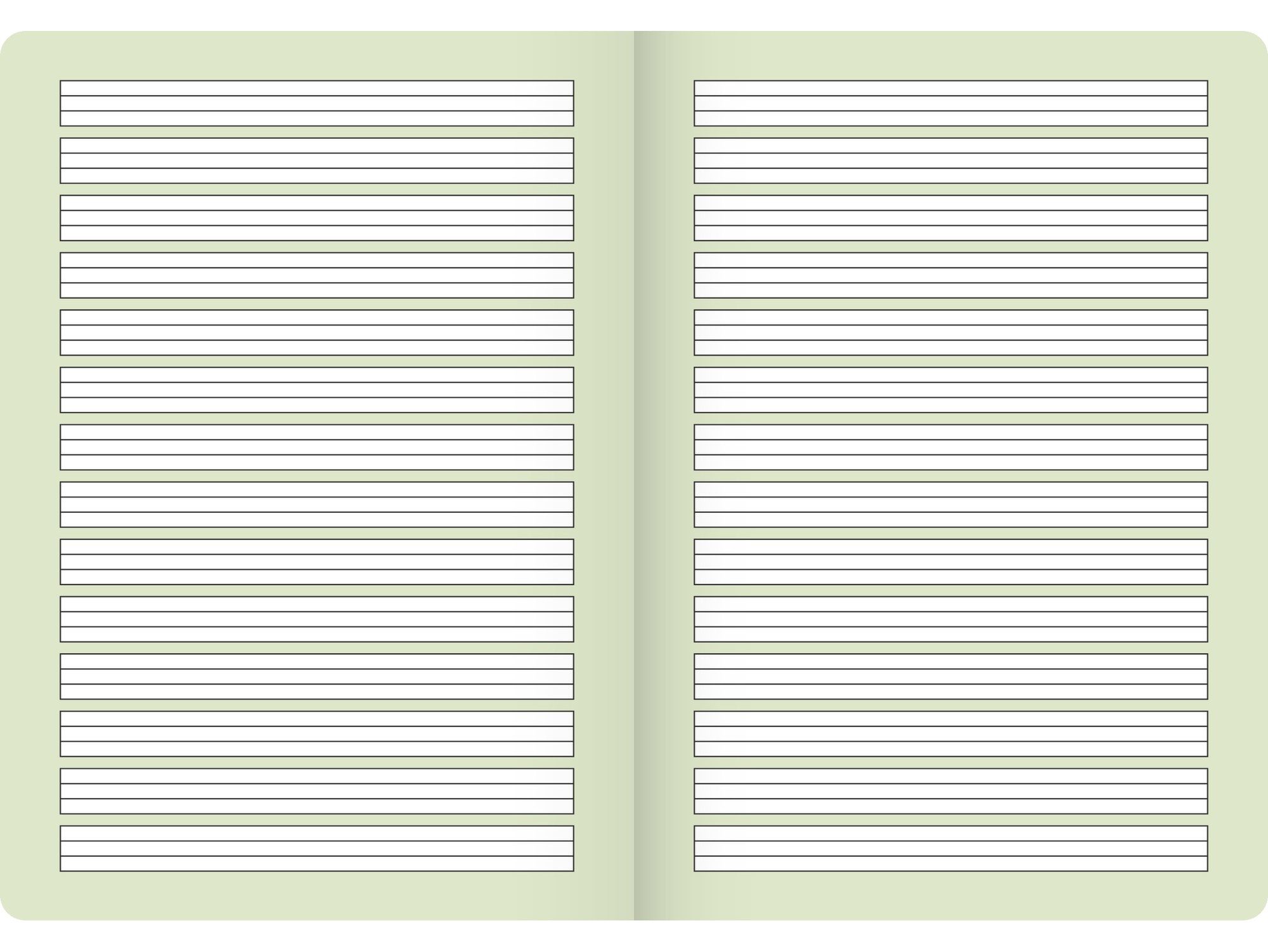Baier & Schneider Schulheft Schulheft A4 Lineatur1 16 Blatt orange, Kontrastlineatur