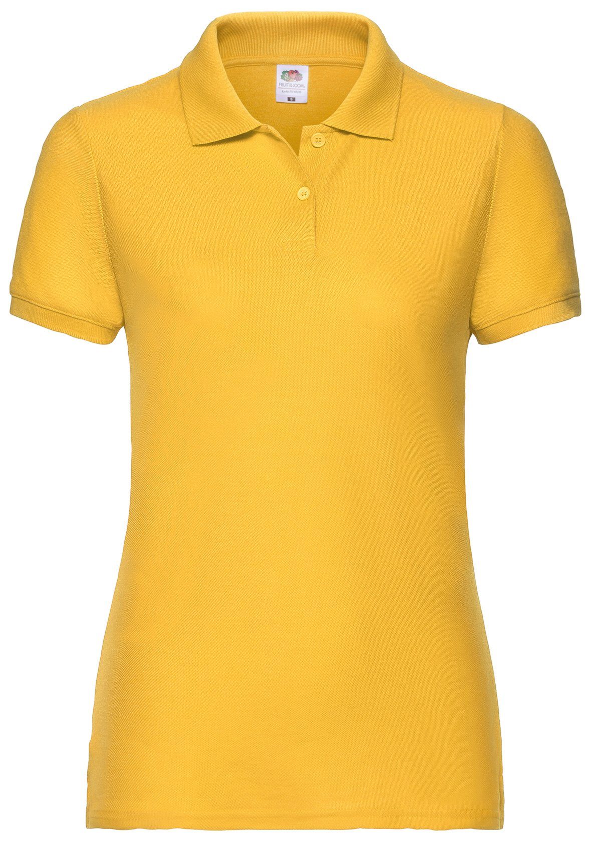 Fruit of the Loom Poloshirt Fruit of the Loom 65/35 Polo Lady-Fit sonnenblumengelb