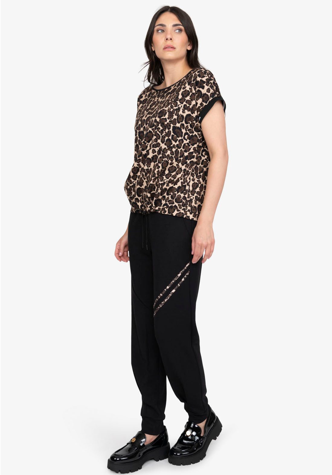 Sportalm Kitzbühel Schlupfbluse mit Animalprint