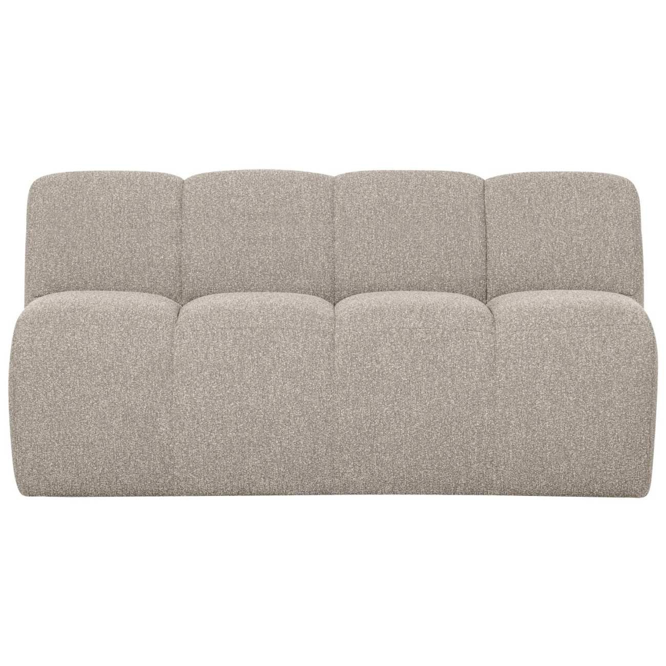 WOOOD Sitzbank Mojo mit Rückenlehne Boucle 160 cm, Beige