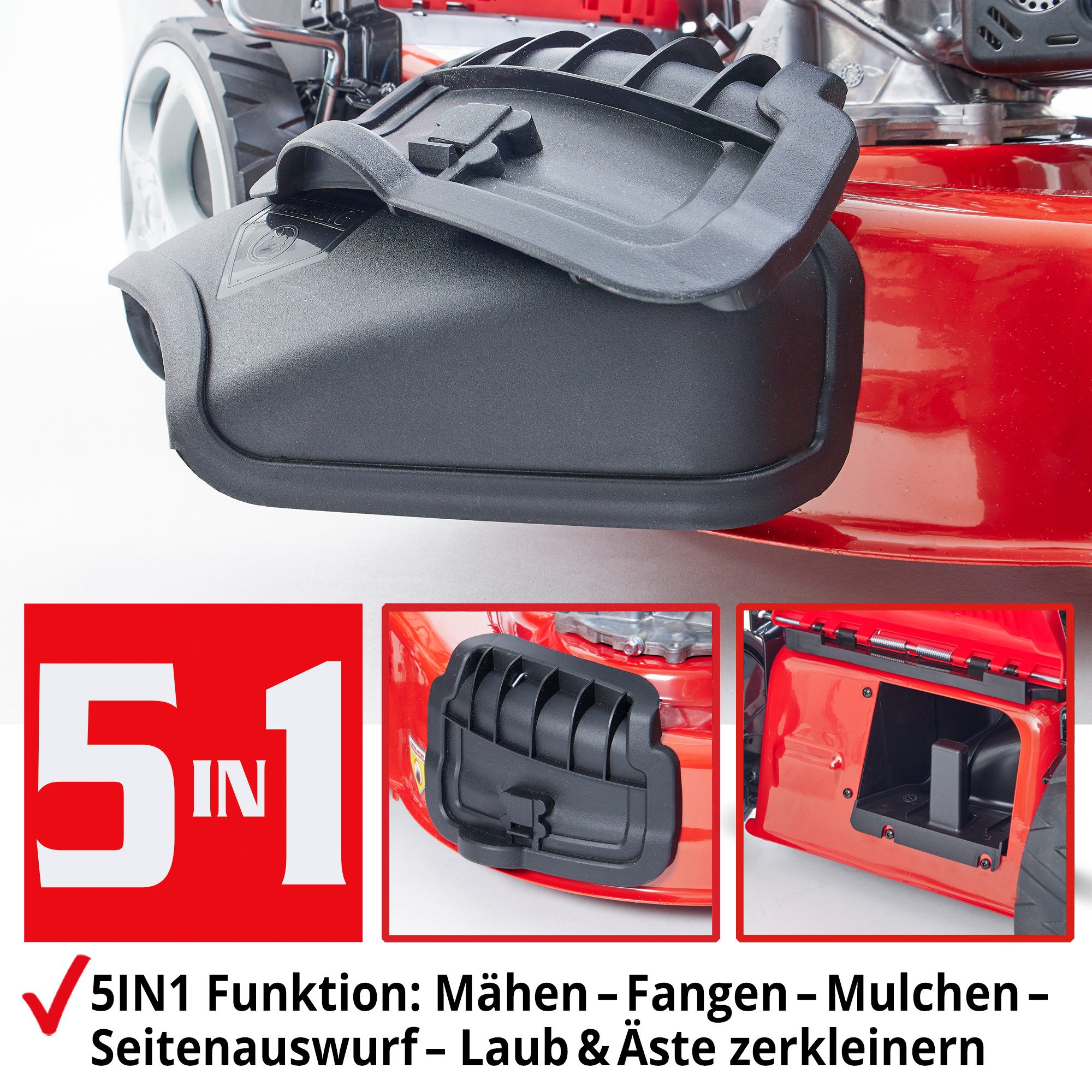 Hecht Benzinrasenmäher 547 SXW 5in1 mit günstig online kaufen