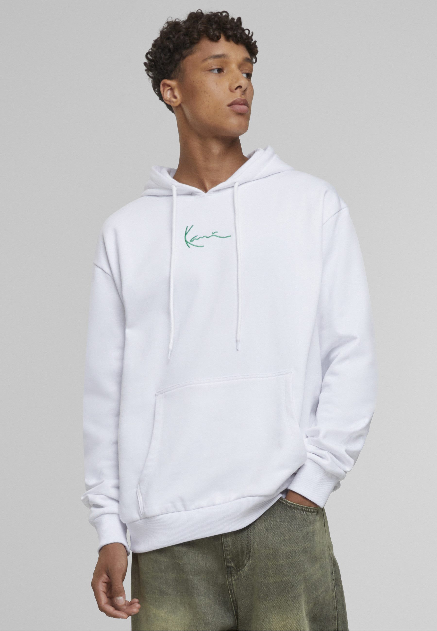 Karl Kani Kapuzensweatshirt Karl Kani Small Signature Green Logo Hoodie (1-tlg)