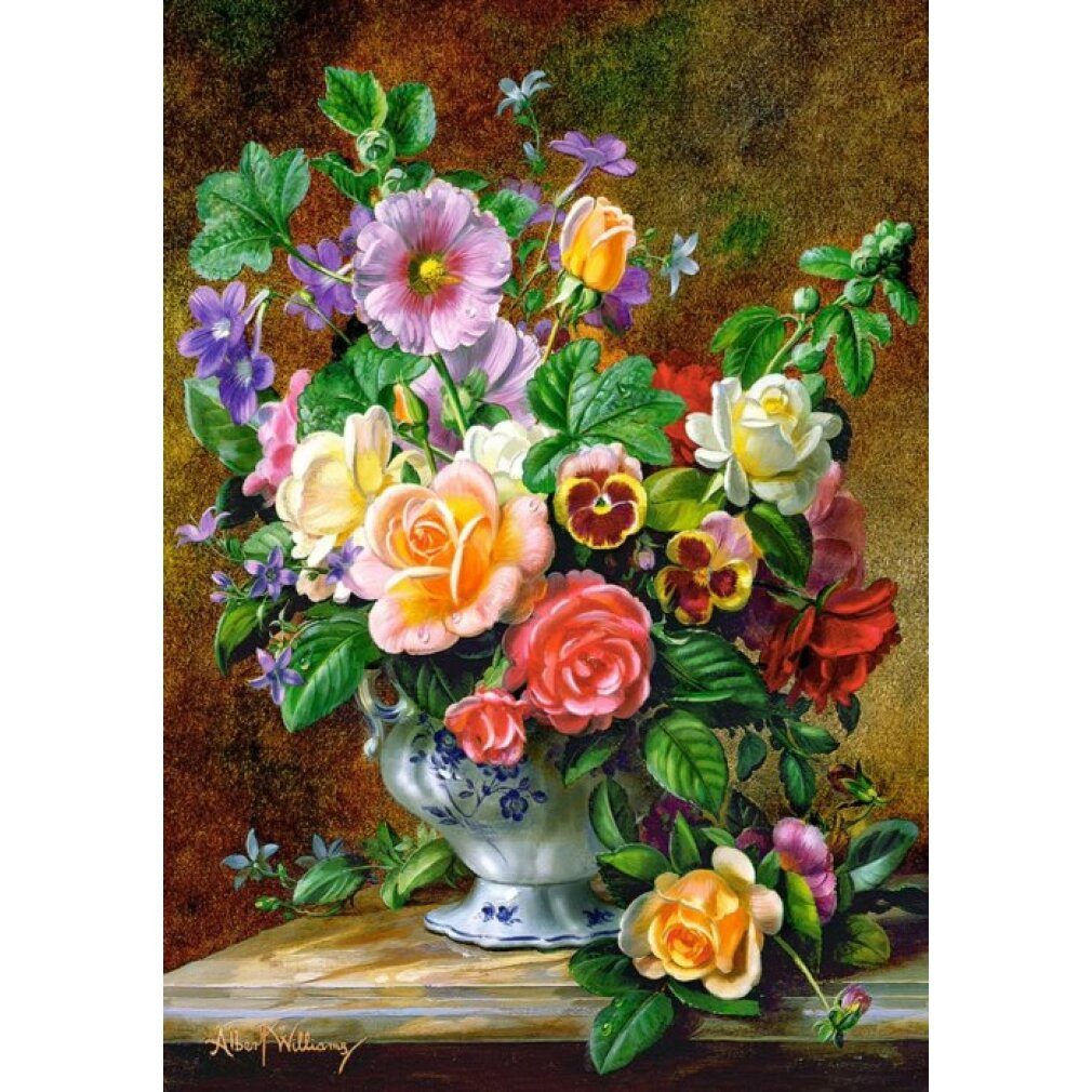 Castorland Puzzle Puzzle Blumen in einer günstig online kaufen