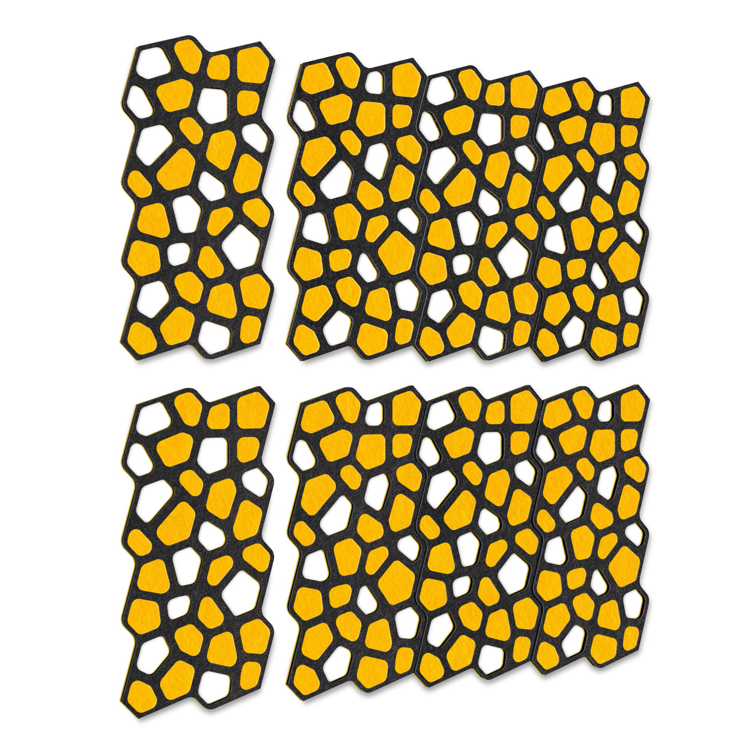 platino24 Akustikplatte platino24 „NAIROBI“ 8er-Set Akustik-Objekt