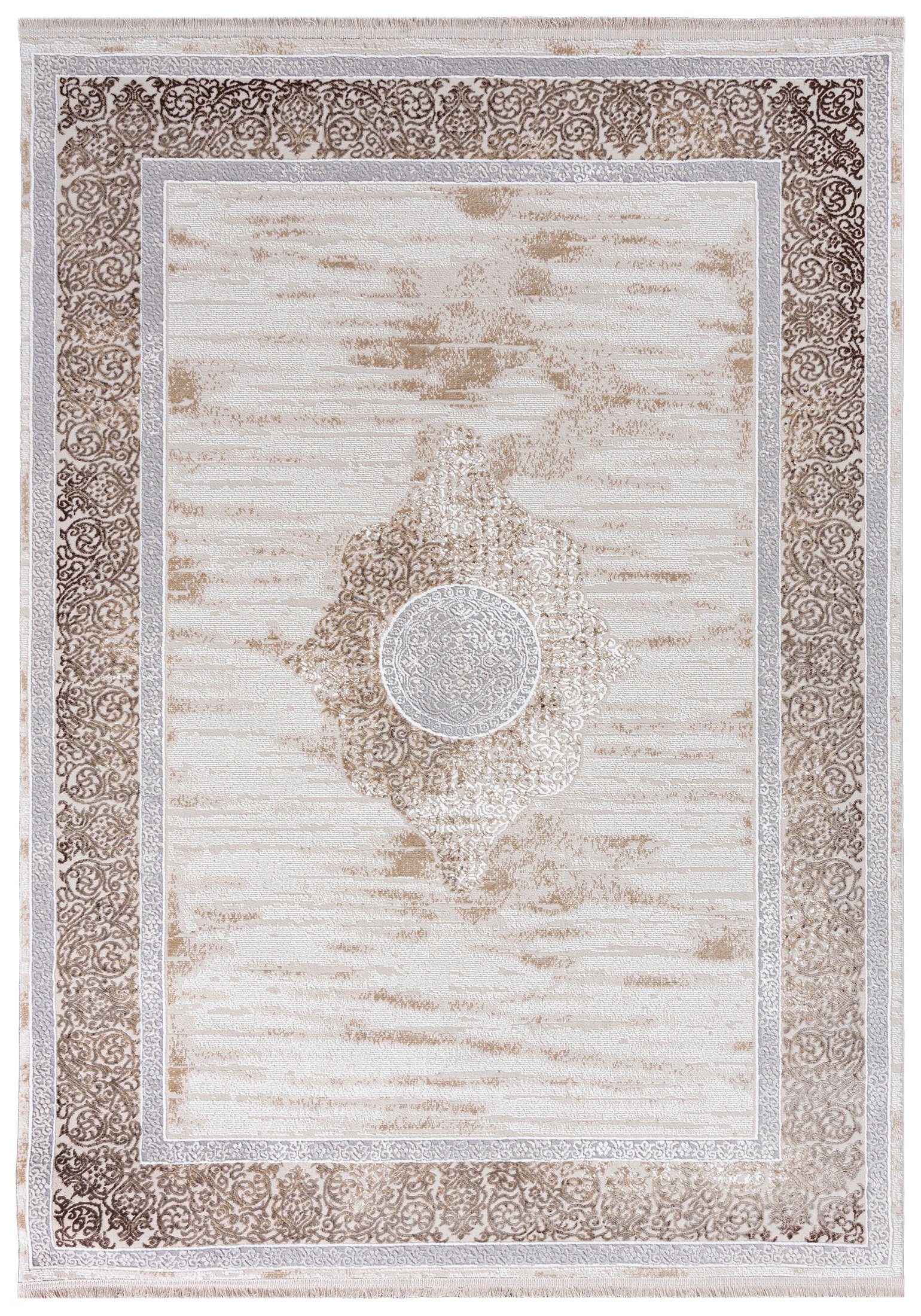 Mazovia Orientteppich Orientalisch Teppich mit Fransen, 80 x 150 cm, Kurzflor, Fransen, Orientteppich, Vintage