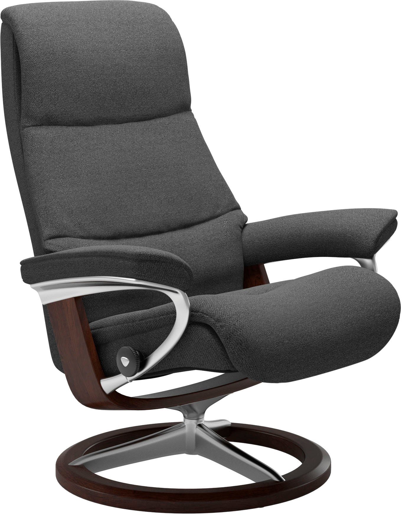 M,Gestell Signature mit Größe Braun View, Stressless® Base, Relaxsessel