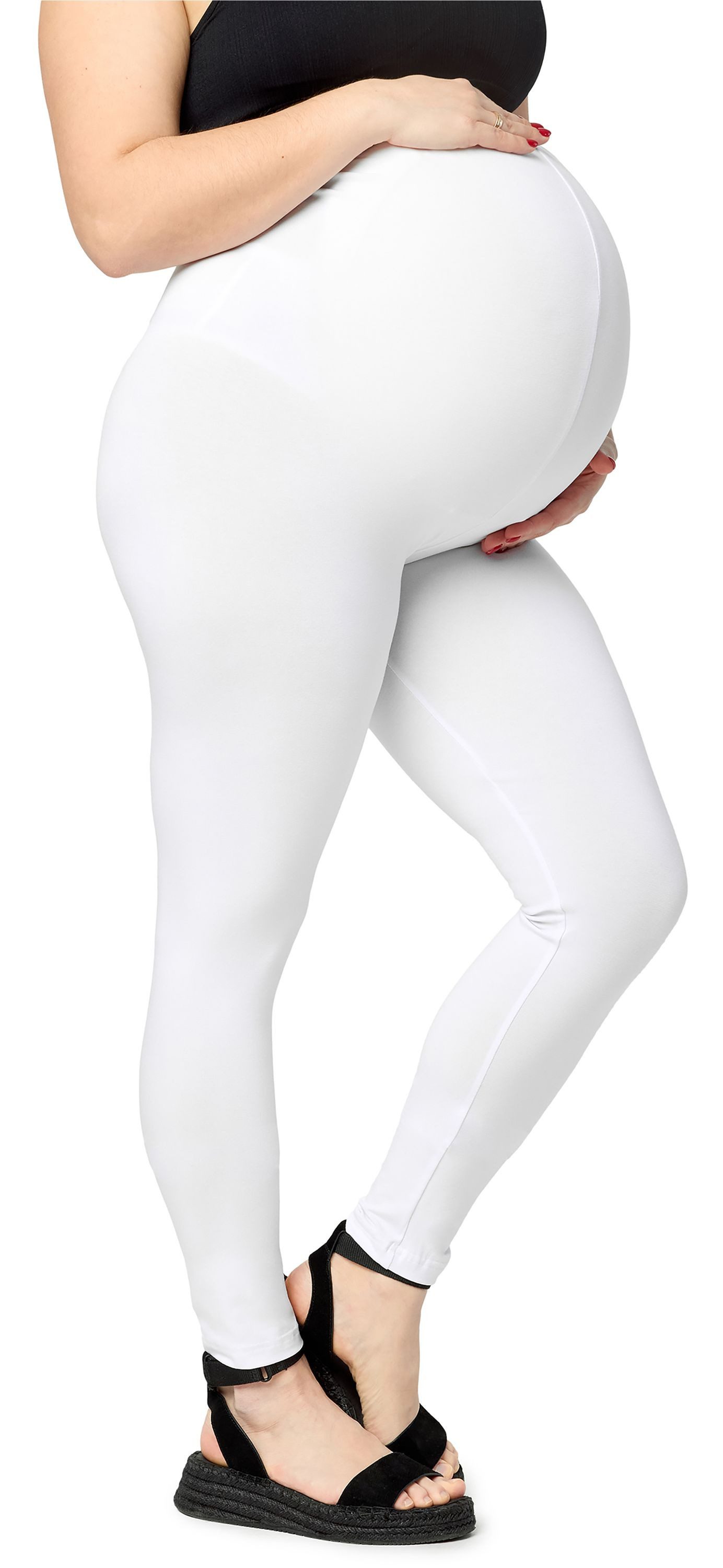 Merry Style Umstandsleggings Große Größen Damen Umstandstights lang aus Viskose MS10-460 (1-tlg)