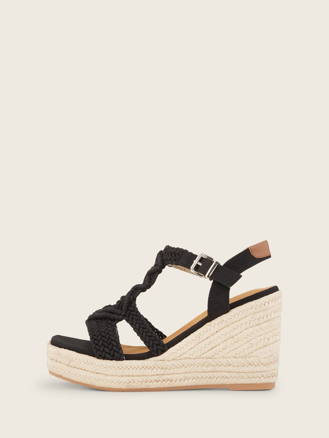 TOM TAILOR Shoes Licence Keilsandalette (1-tlg) Keilsandalette mit geflochtenen Details