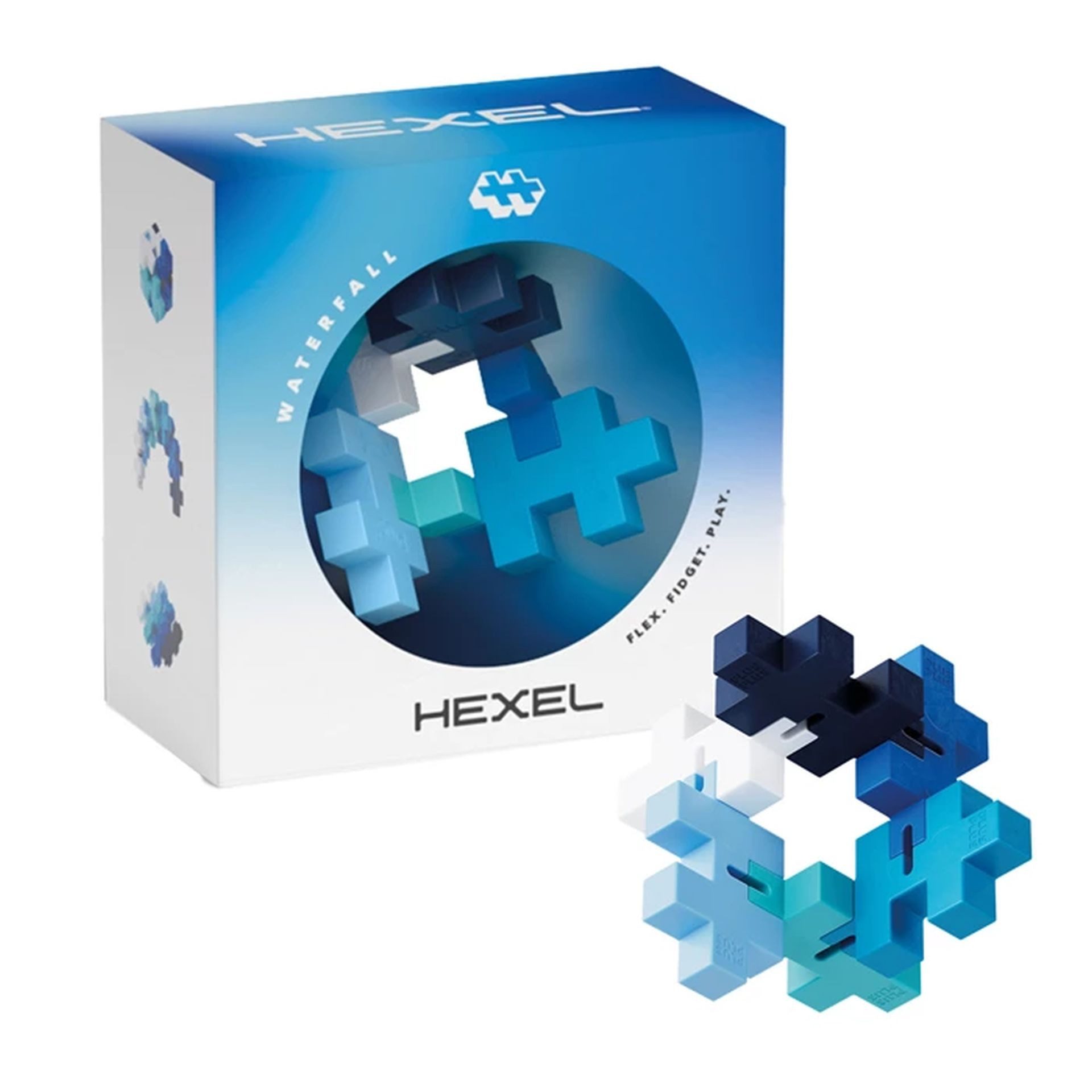 Hexel Flex Bausteine, blau Konstruktionsspielsteine