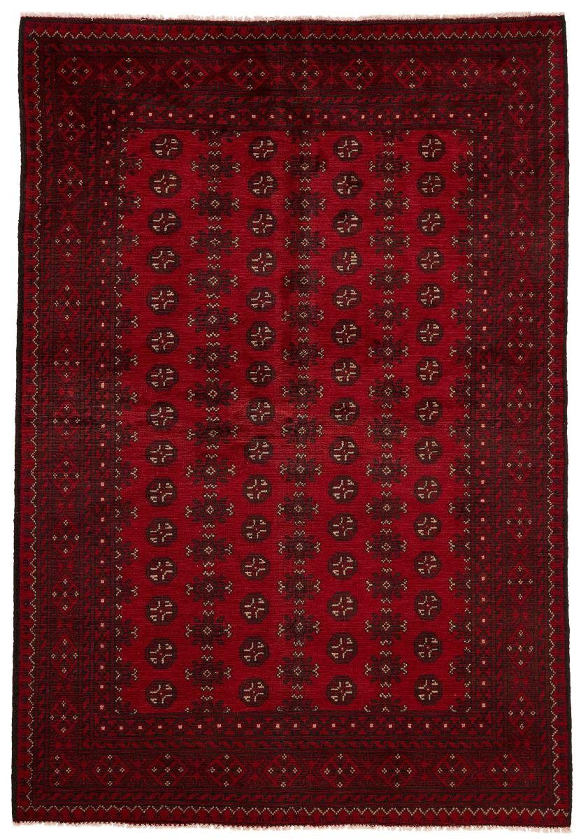 Afghan mm Orientteppich, Handgeknüpfter 6 Höhe: Akhche Nain rechteckig, 161x232 Orientteppich Trading,