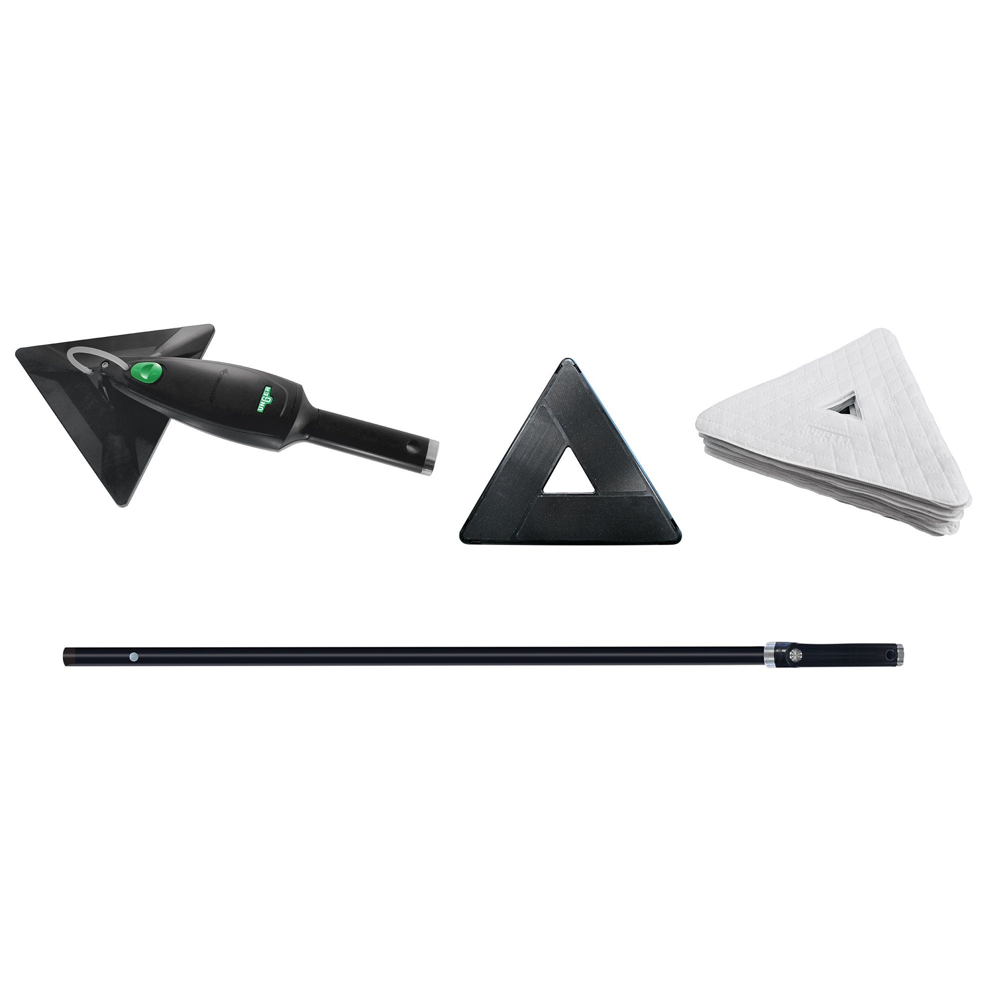 Wasserabzieher Unger Fensterreiniger Stingray Set 160 OS + Handgerät Stange Adapter
