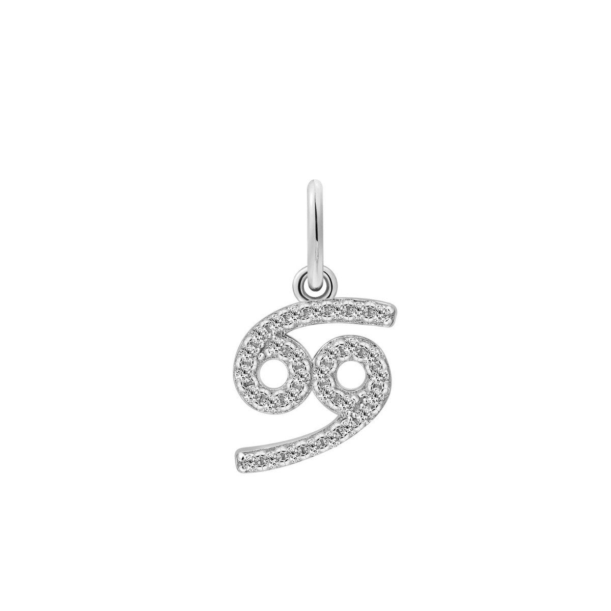 XENOX Sternzeichenanhänger Xenox Anhänger Damen Sternzeichen Krebs Zirkonia Silber XS10463W