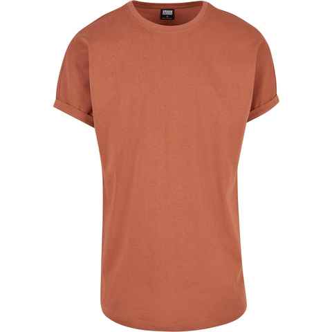 URBAN CLASSICS T-Shirt Urban Classics Herren Long Shaped Turnup Tee (1-tlg)