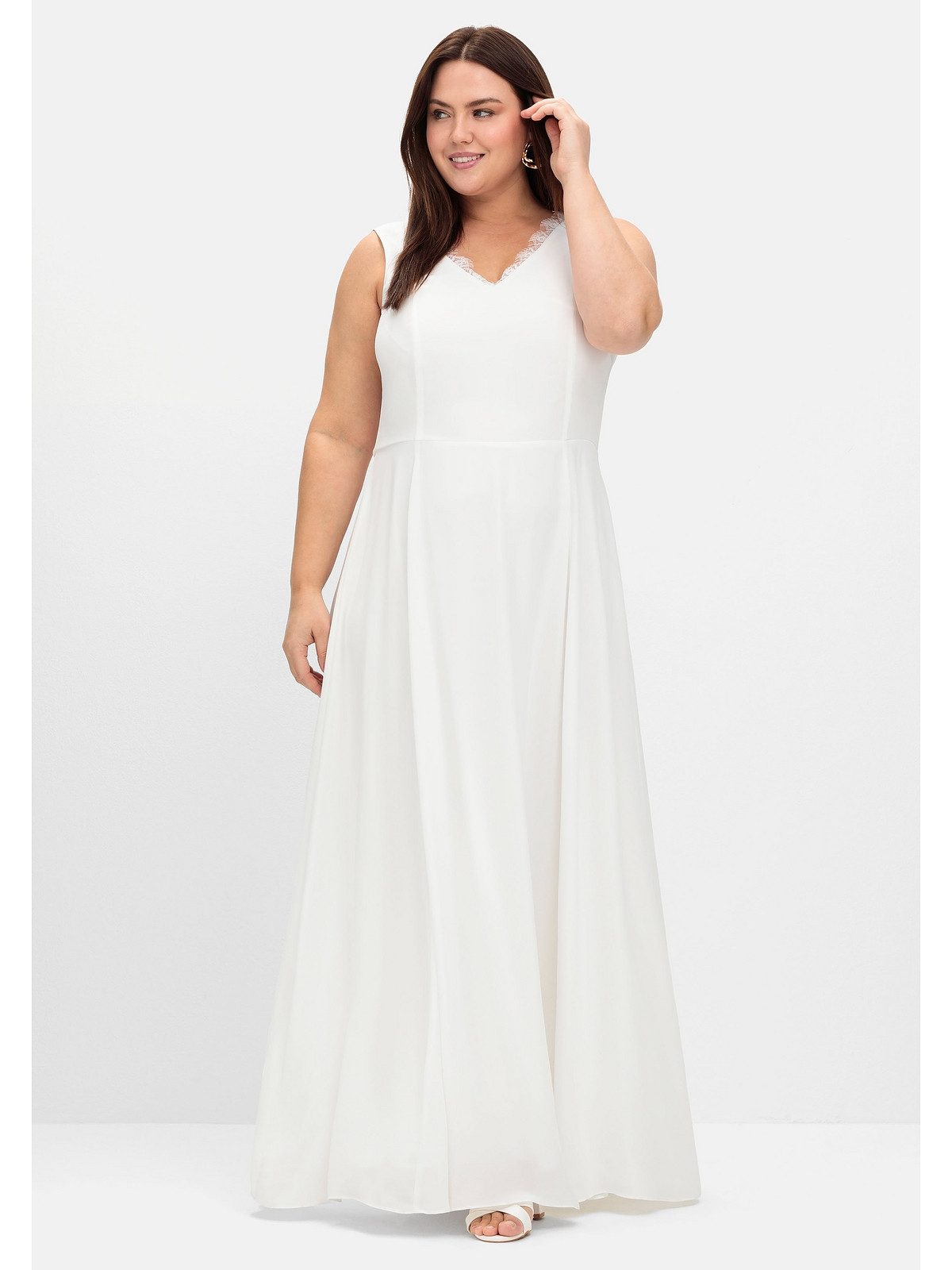 Sheego Abendkleid Große Größen mit floraler günstig online kaufen