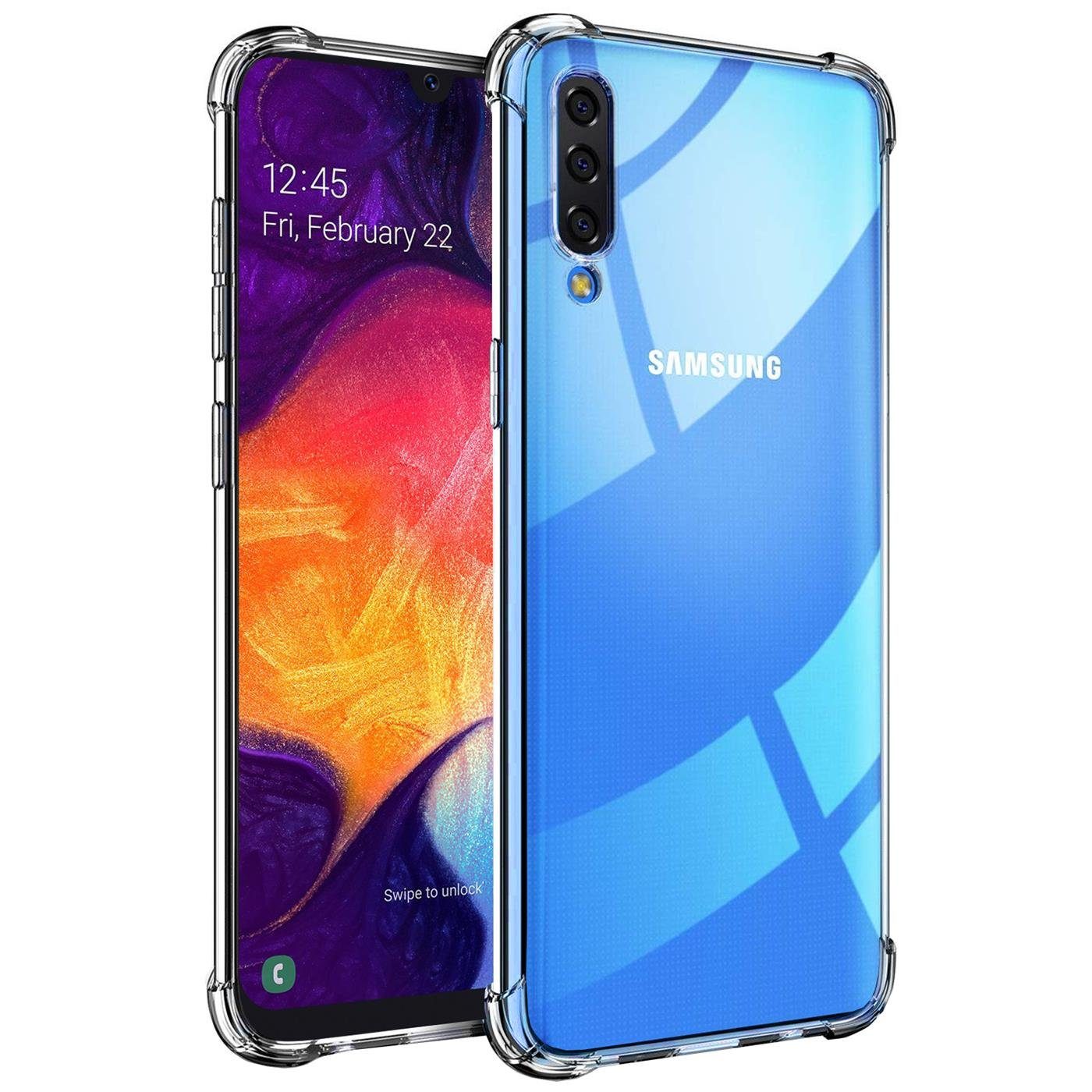 CoolGadget Handyhülle Anti Shock Rugged Case für Samsung Galaxy A50 / A30s 6,4 Zoll, Slim Cover mit Kantenschutz Schutzhülle für Samsung A50 / A30s Hülle