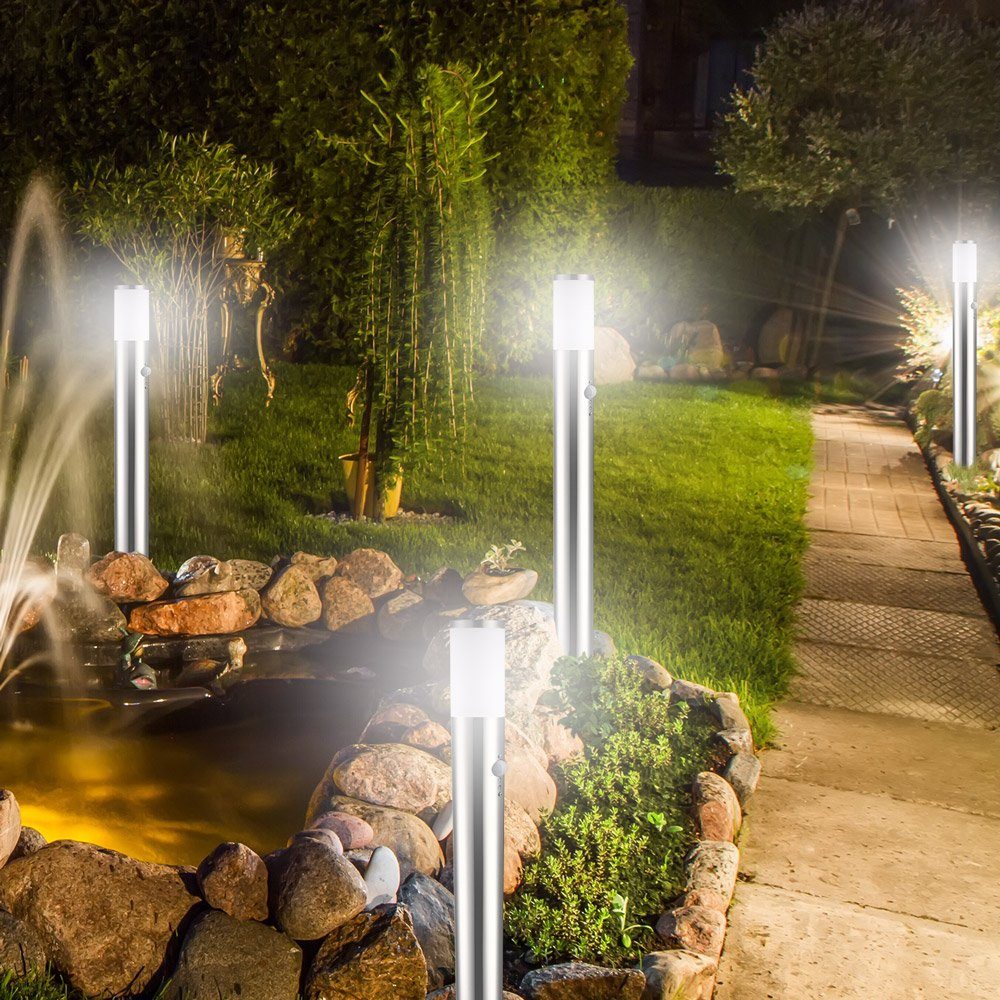 monzana Gartenleuchte, Wegeleuchte mit Bewegungsmelder, Einstellbar Edelsta günstig online kaufen