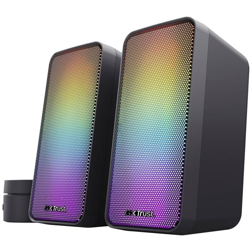 Trust GXT 611 Wezz Beleuchtetes 2 RGB-Lautsprecherset PC-Lautsprecher