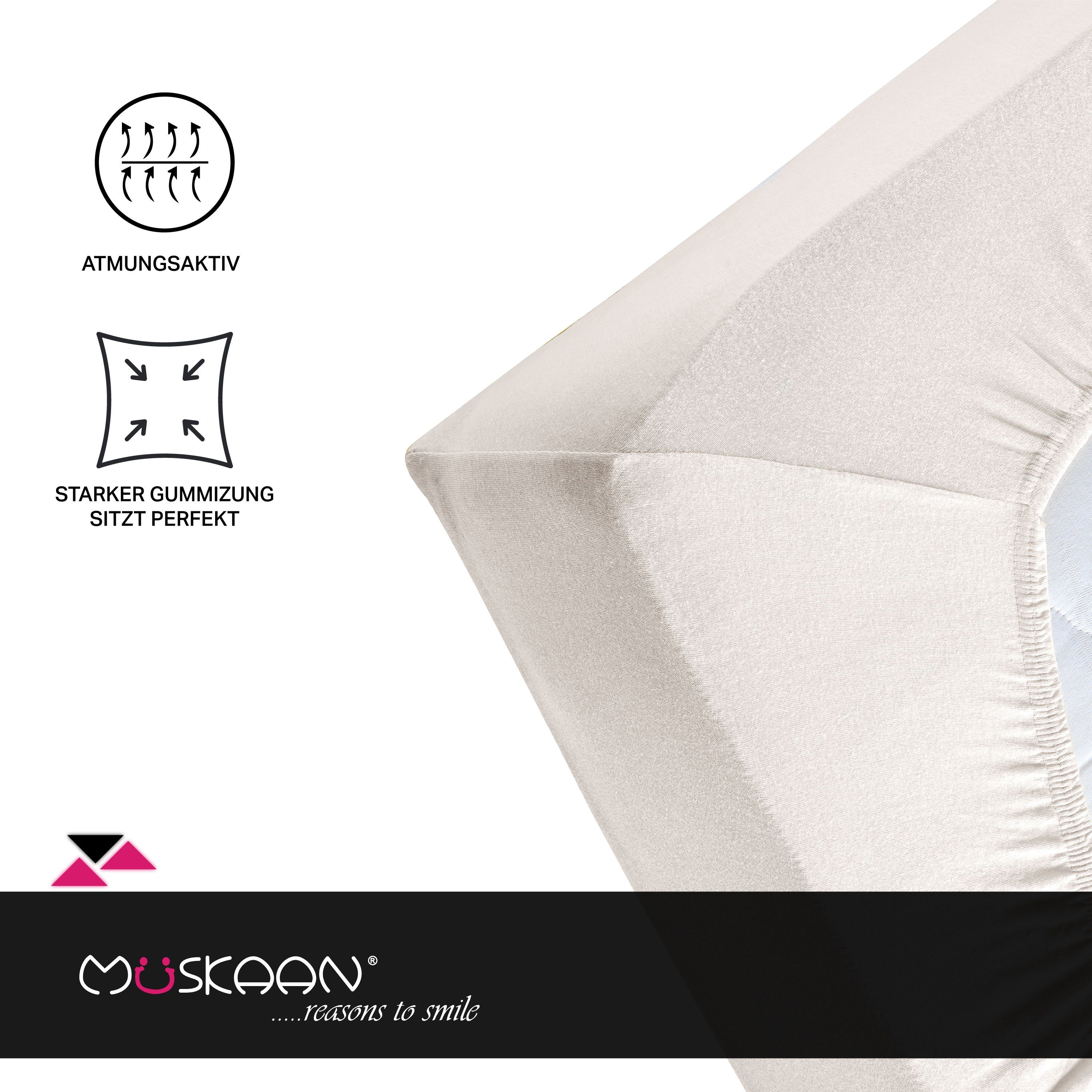 Müskaan Spannbettlaken 180x200 - 200x220 Boxspringbett günstig online kaufen