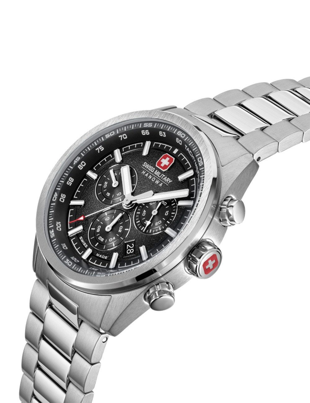 Swiss Military Hanowa Quarzuhr Swiss Military Hanowa SMWGI0004204 Herrenuhr Navalus Pro Chrono 43mm 1 Swiss Military Hanowa SMWGI0004204 Herrenuhr Navalus Pro Chrono 43mm 10ATM