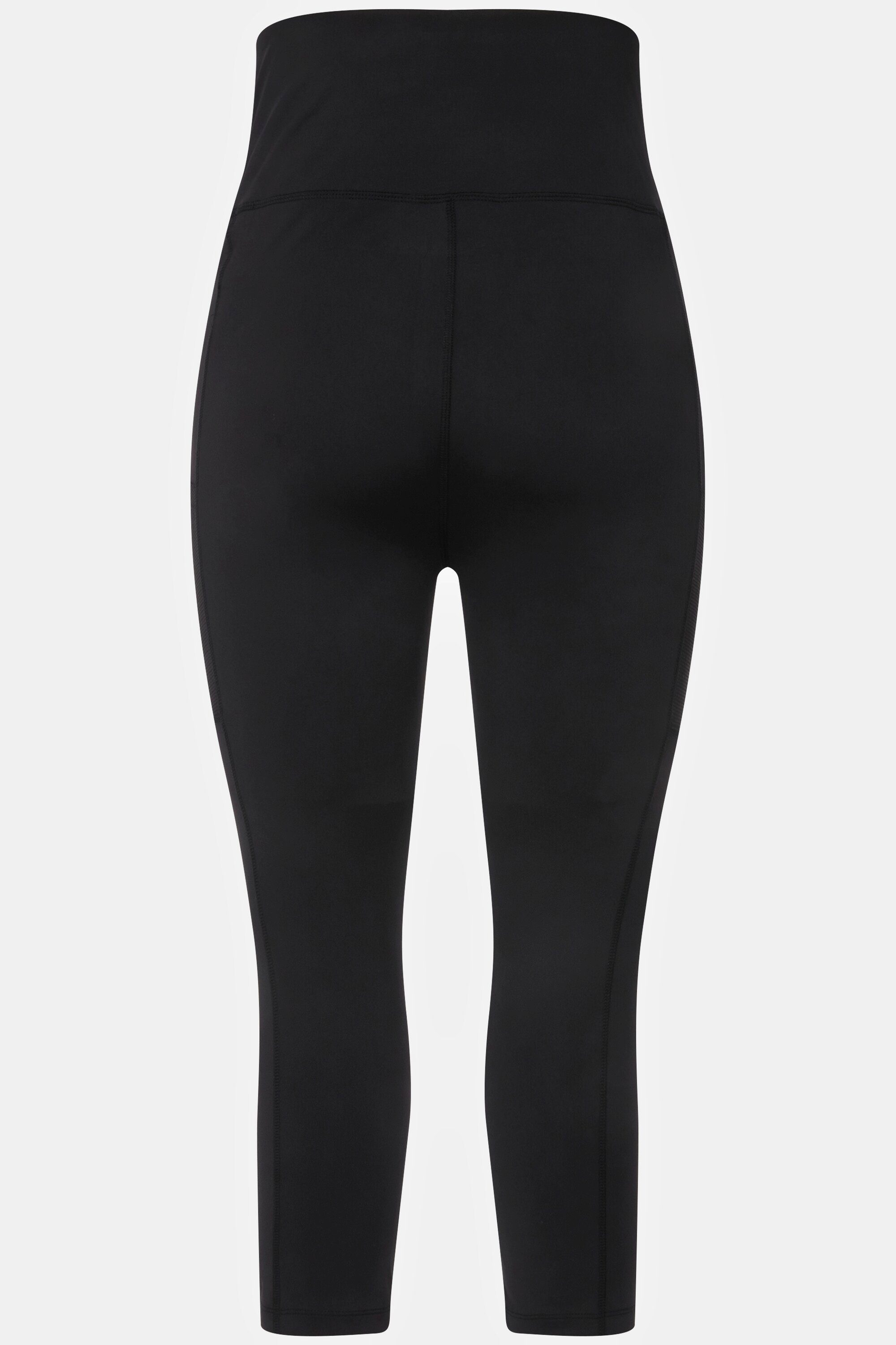 Ulla Popken Leggings 3/4-Leggings wadenlang High Waist schnelltrocknend – Bild 4 von 5