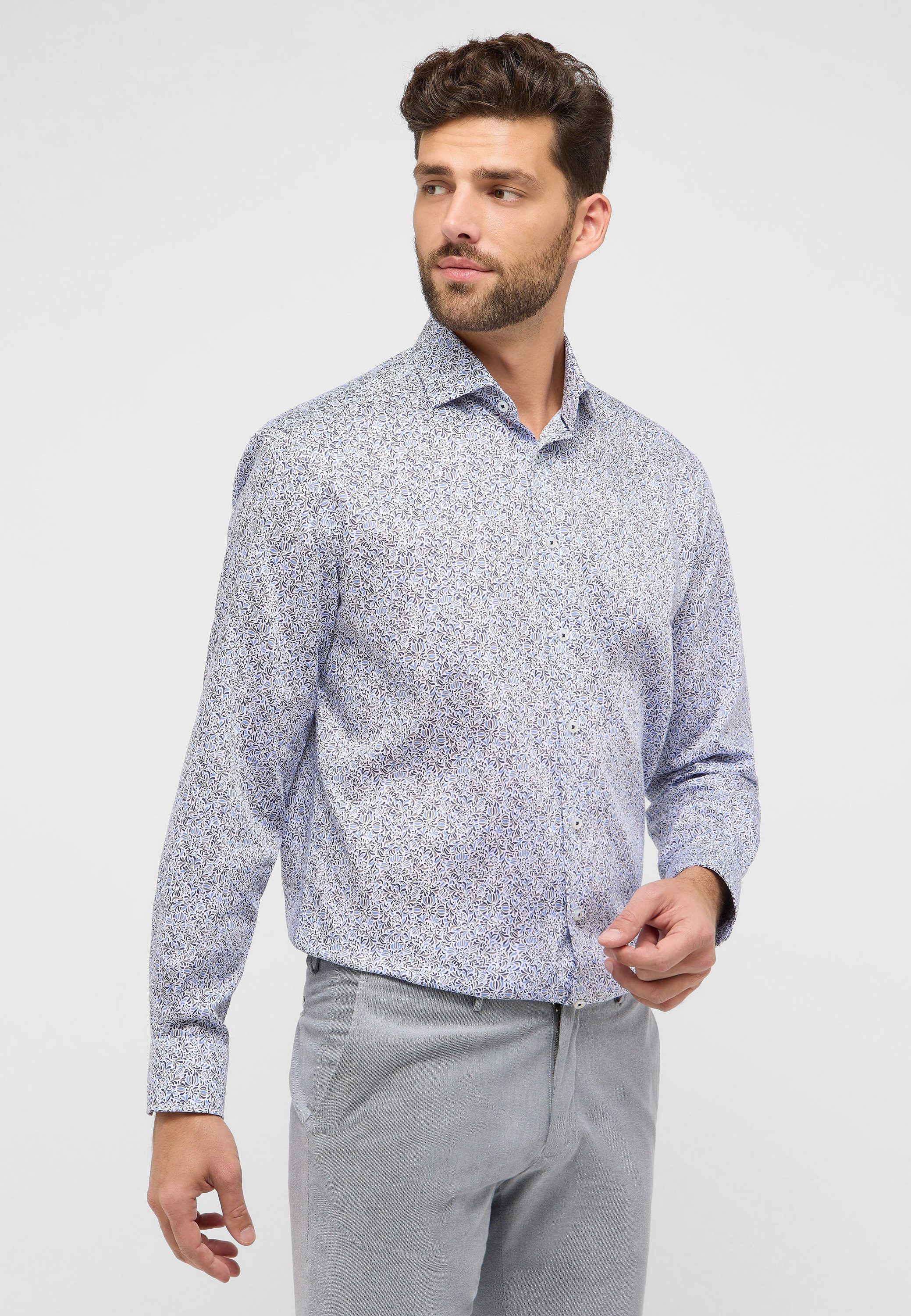 Eterna Langarmhemd COMFORT FIT NON IRON günstig online kaufen