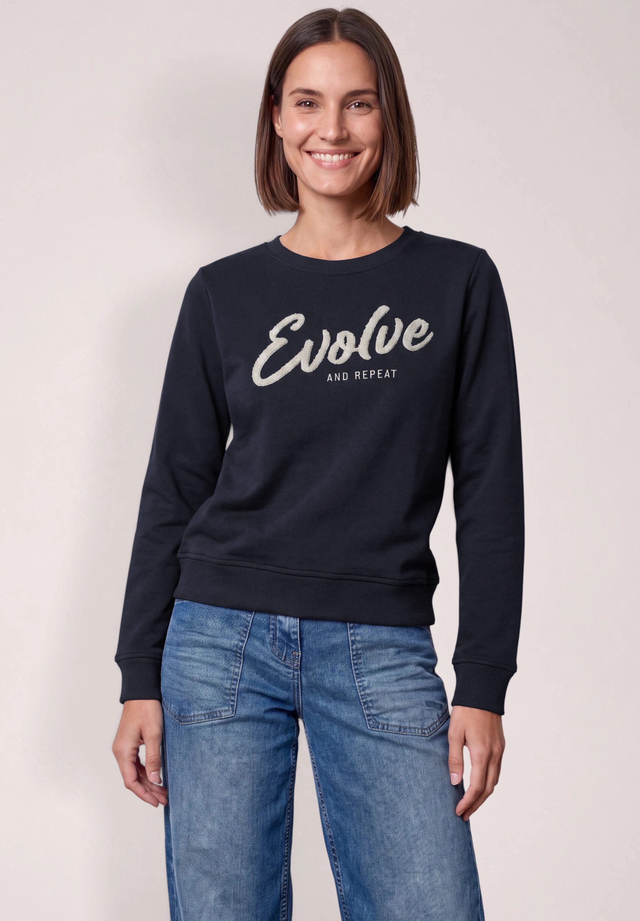 CECIL Sweatshirt aus reiner Baumwolle