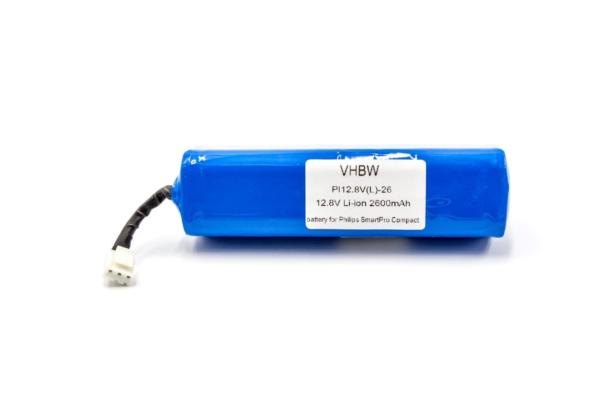 vhbw kompatibel mit Philips Smartpro Compact FC8710 Staubsauger-Akku Li-Ion 2600 mAh (12,8 V)