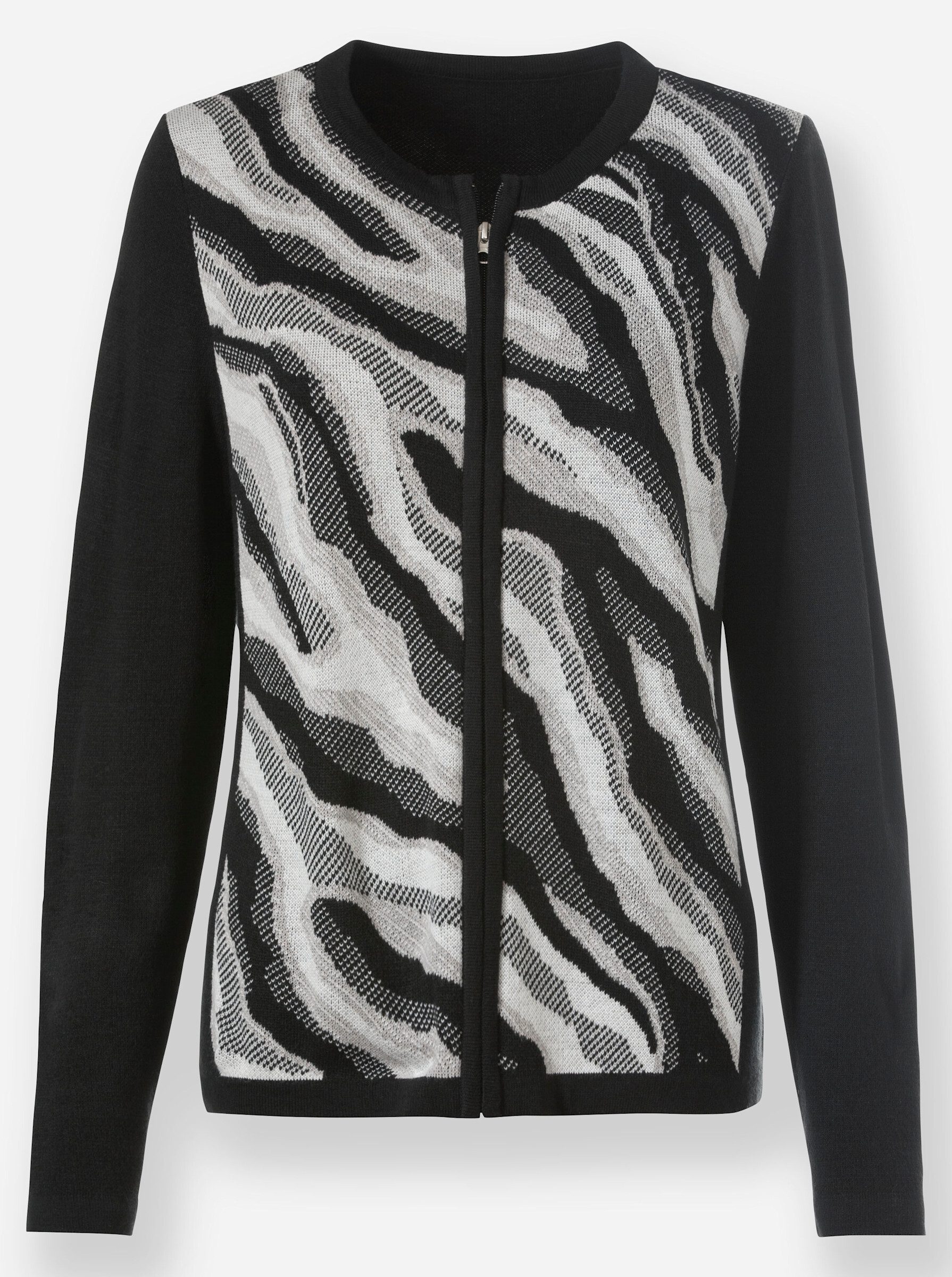 Witt Strickjacke Strickjacke Langarm Jacquard