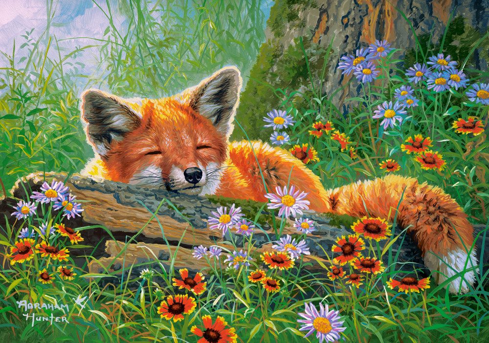 Castorland Puzzle Schlummernder Fuchs, Puzzleteile